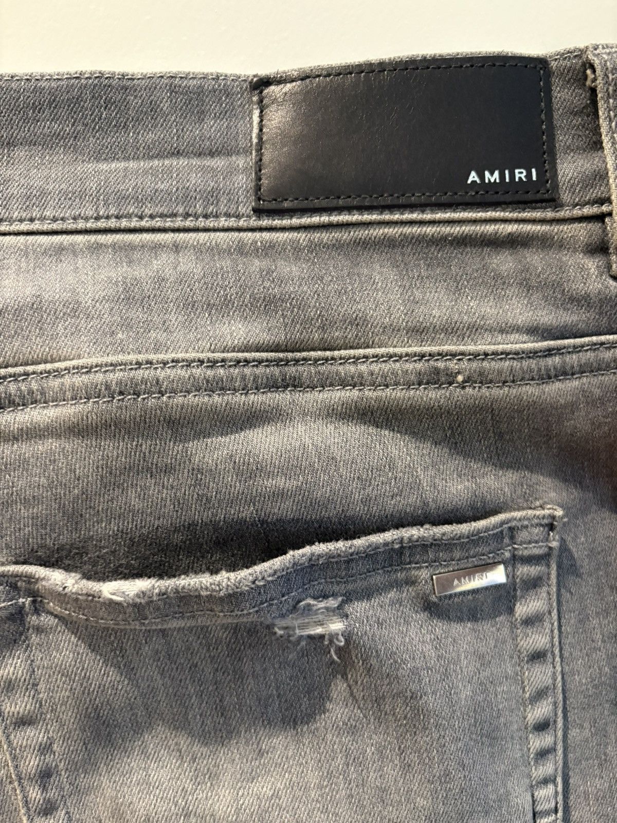 Amiri Amiri Playboy MX1 Grey Jeans Size US 36 / EU 52 - 21 Thumbnail