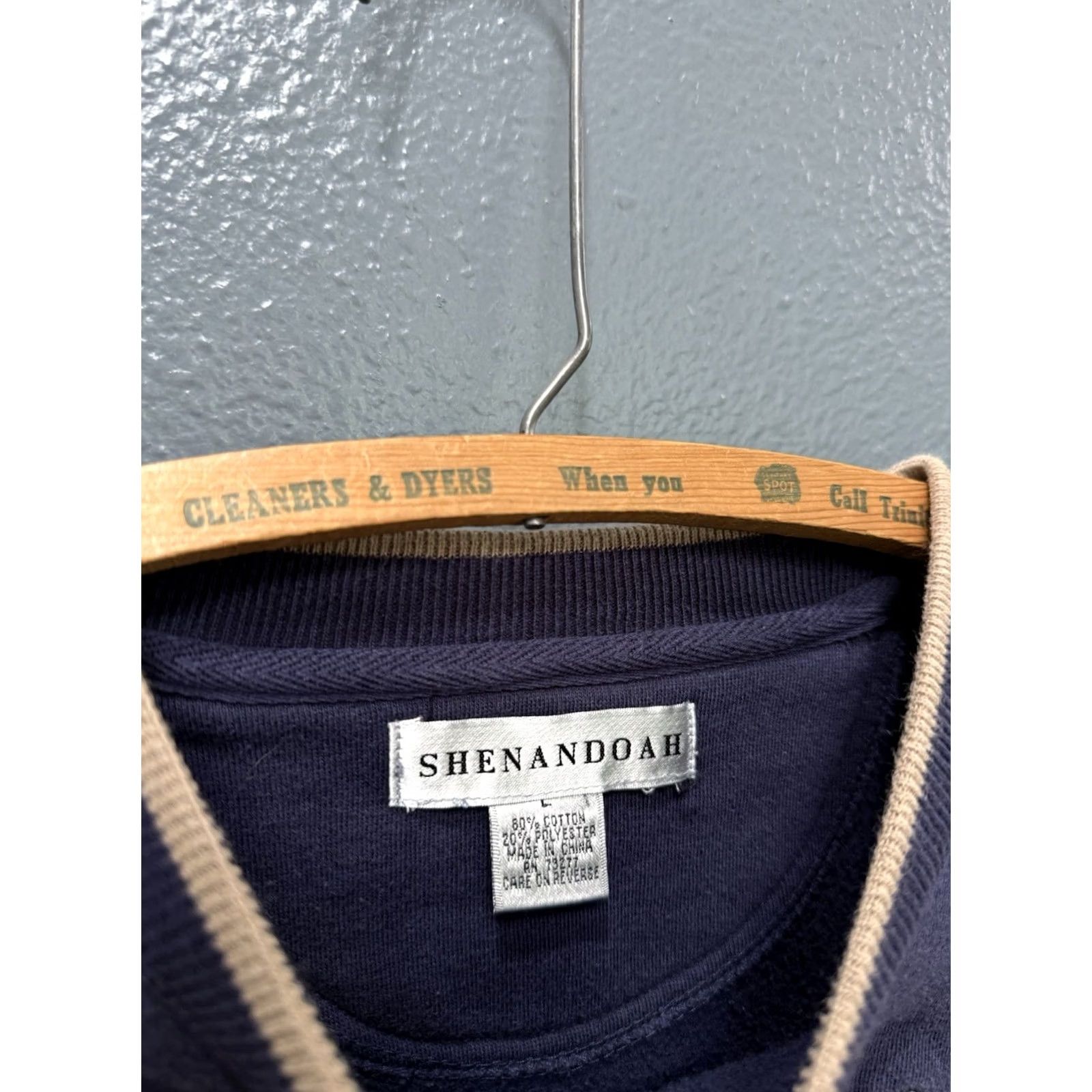 Vintage VINTAGE Shenandoah Sweatshirt Large Blue Embroidered Golf 90’s Men’s Size US L / EU 52-54 / 3 - 2 Thumbnail