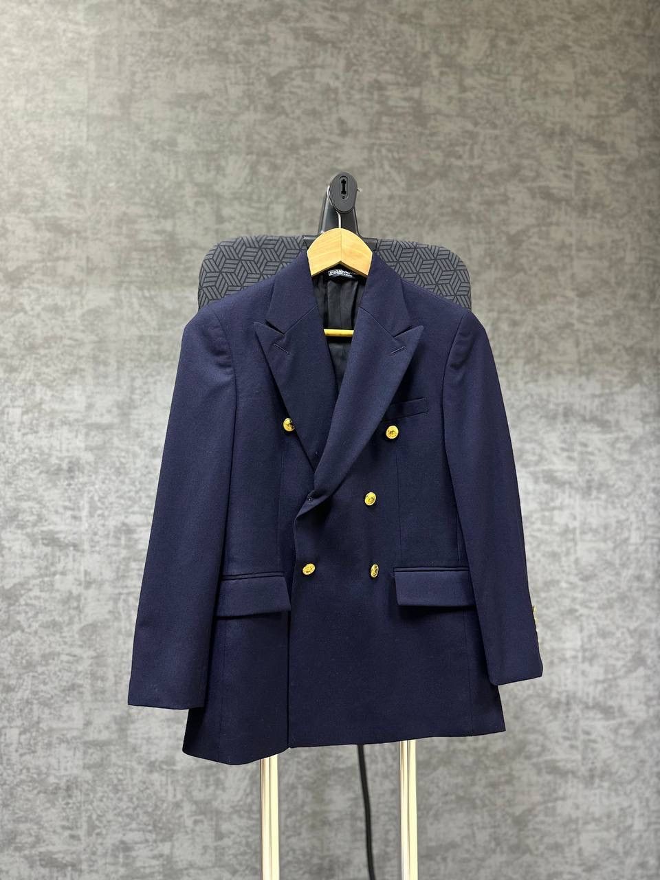 Polo Ralph Lauren × Vintage Vintage Polo Ralph Lauren Blue Womens Blazer Size M / US 6-8 / IT 42-44 - 3 Thumbnail