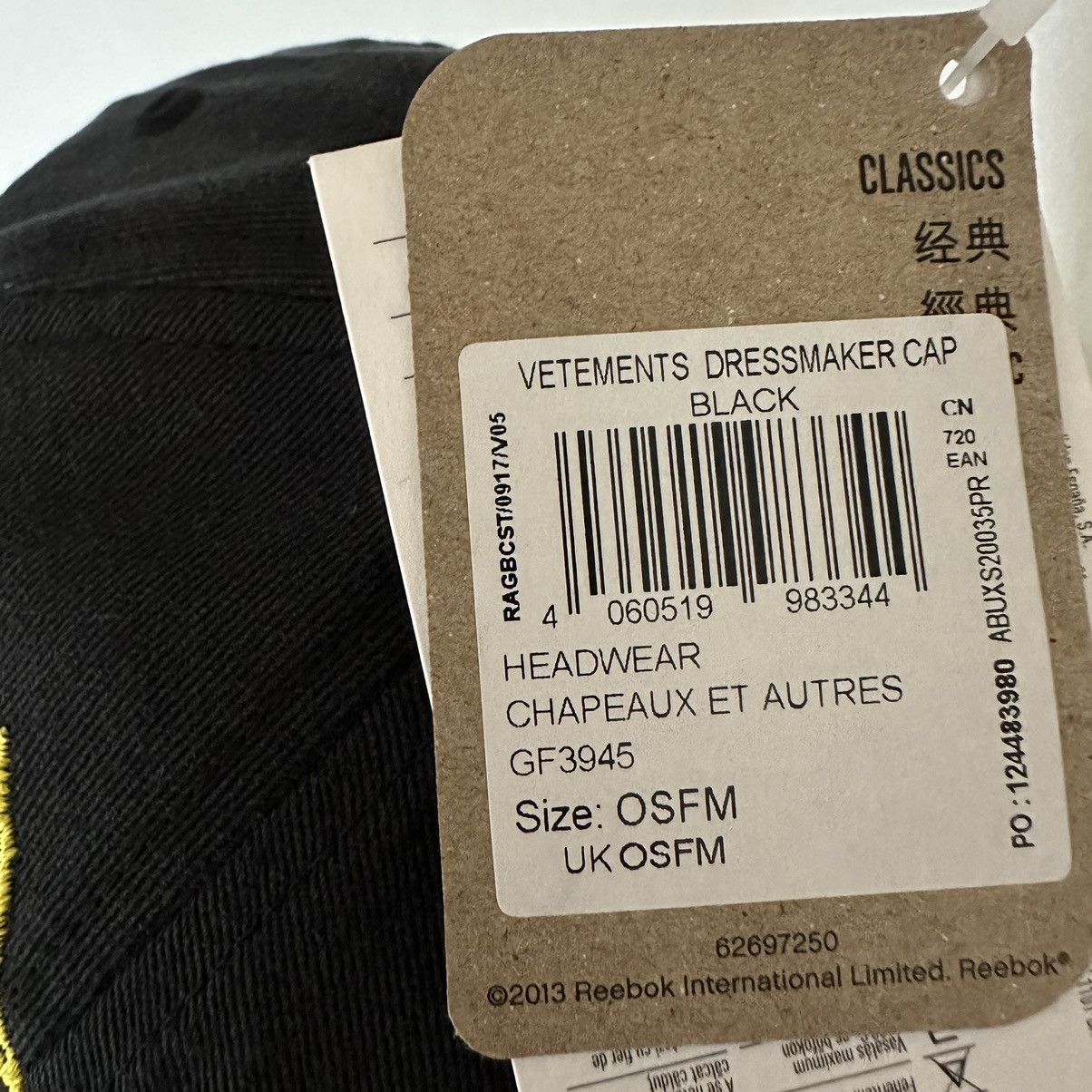 Vetements Vetements Dressmakers Corporation Cap SS20 Size ONE SIZE - 9 Thumbnail