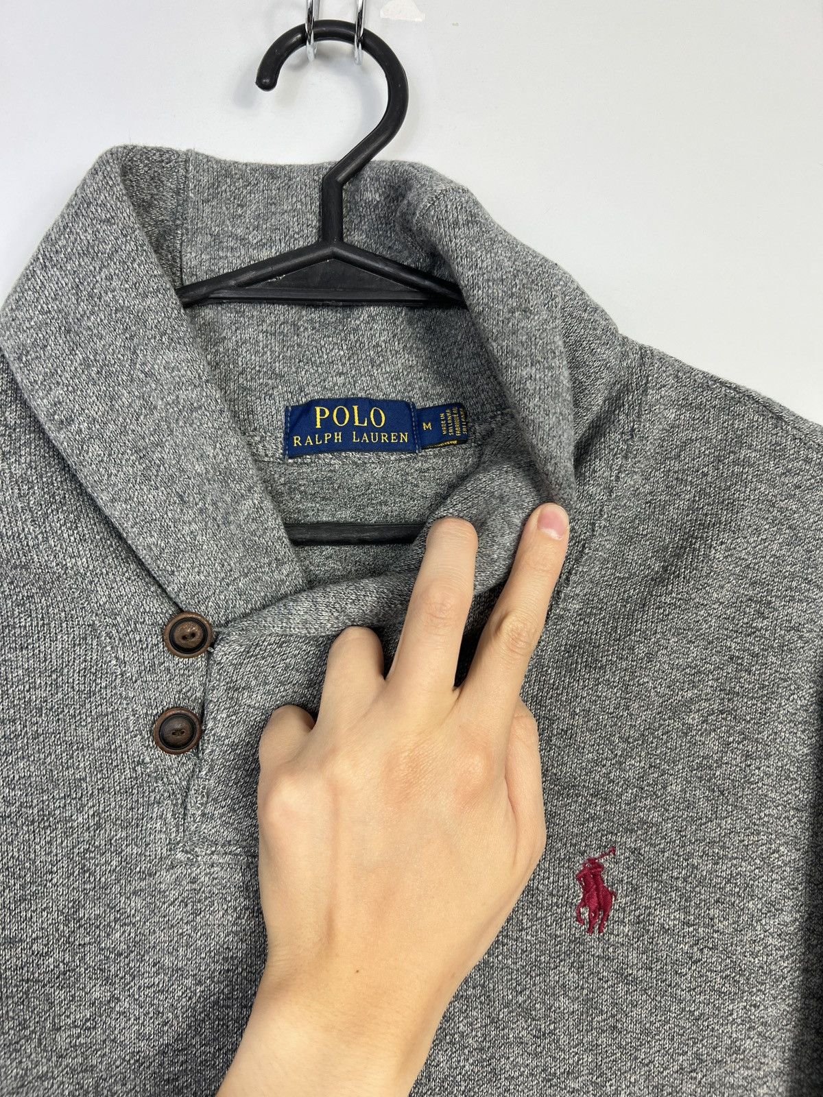 Polo Ralph Lauren Sweatshirt Polo Ralph Lauren New Collection 100% Cotton Size US M / EU 48-50 / 2 - 2 Thumbnail