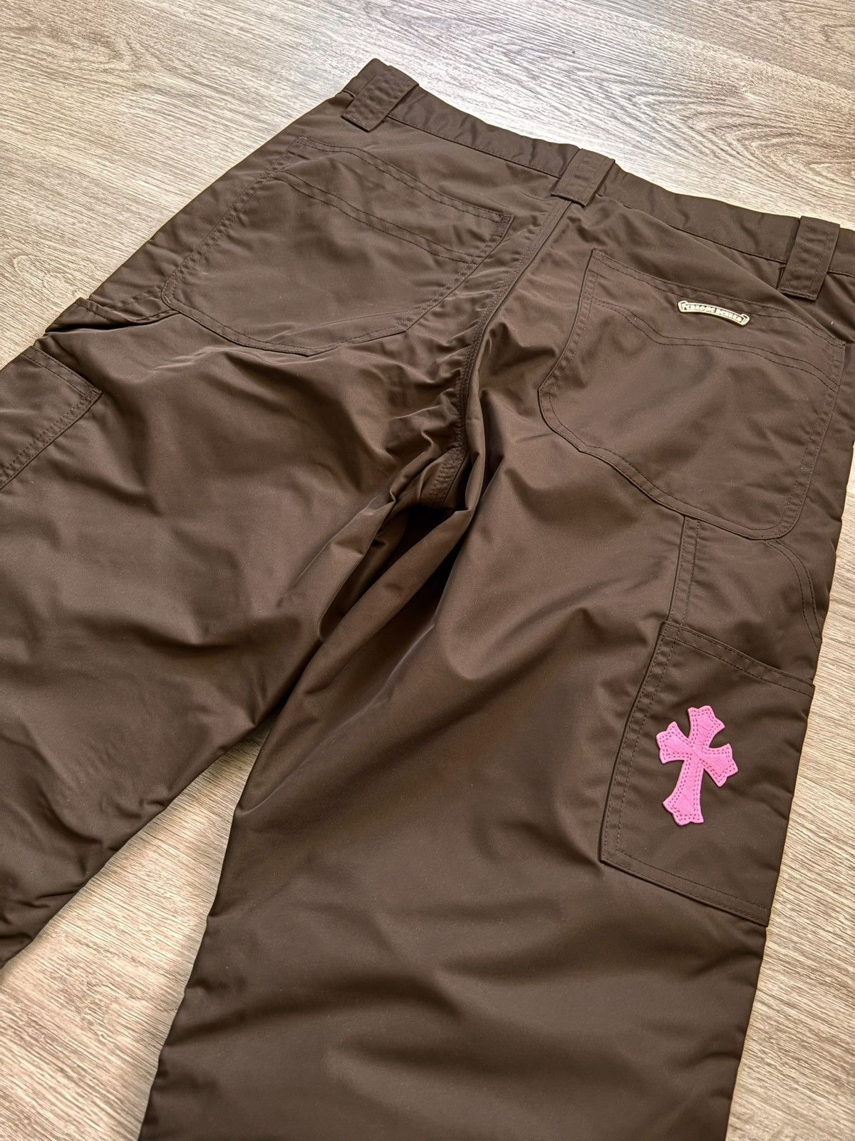 Chrome Hearts Chrome Hearts 1 Patch Leather Double-Knee Carpenter Pants Size US 30 / EU 46 - 14 Thumbnail