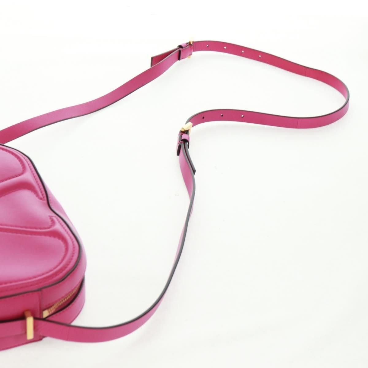 Valentino Valentino Leather V Logo Walk Shoulder Bag Pink Size ONE SIZE - 11 Thumbnail