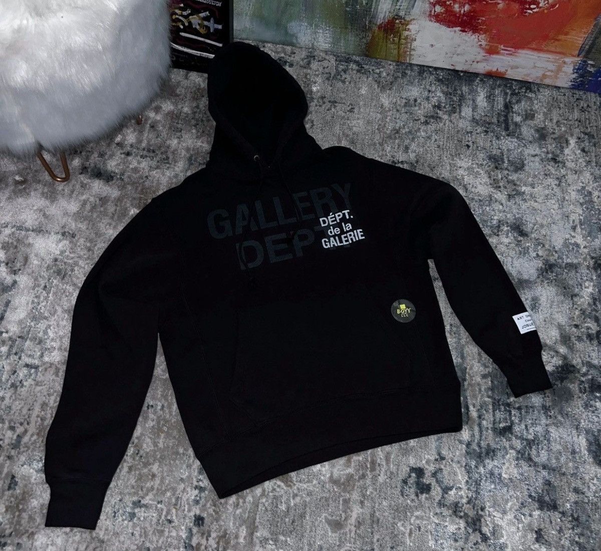 Gallery Dept. Gallery dept logo hoodie Size US S / EU 44-46 / 1 - 1 Thumbnail