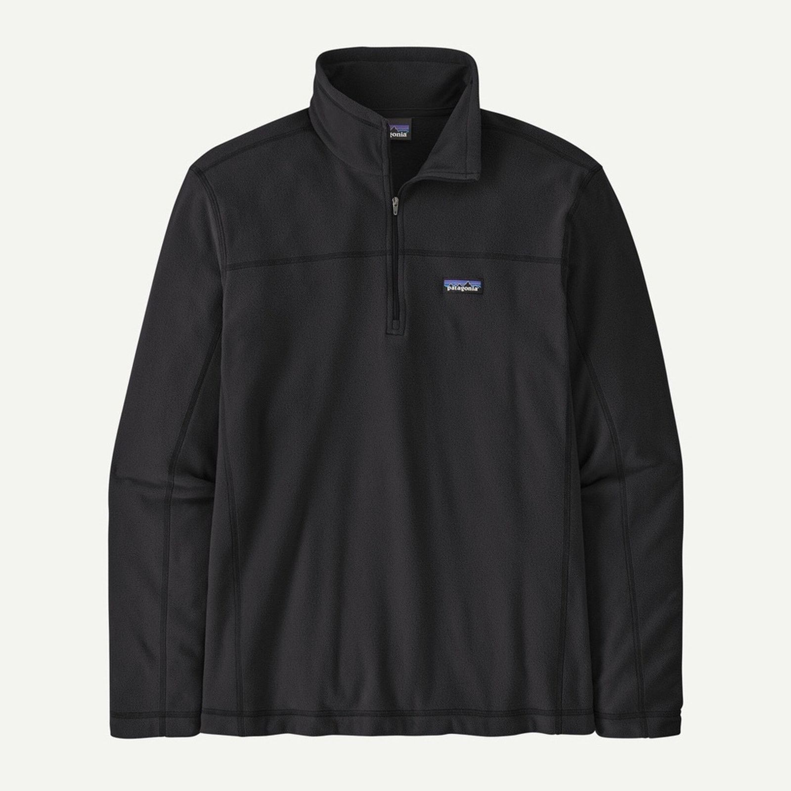 Patagonia Men's $70 Patagonia Micro D® Fleece Pullover Black Large GUC Size US L / EU 52-54 / 3 - 13 Thumbnail