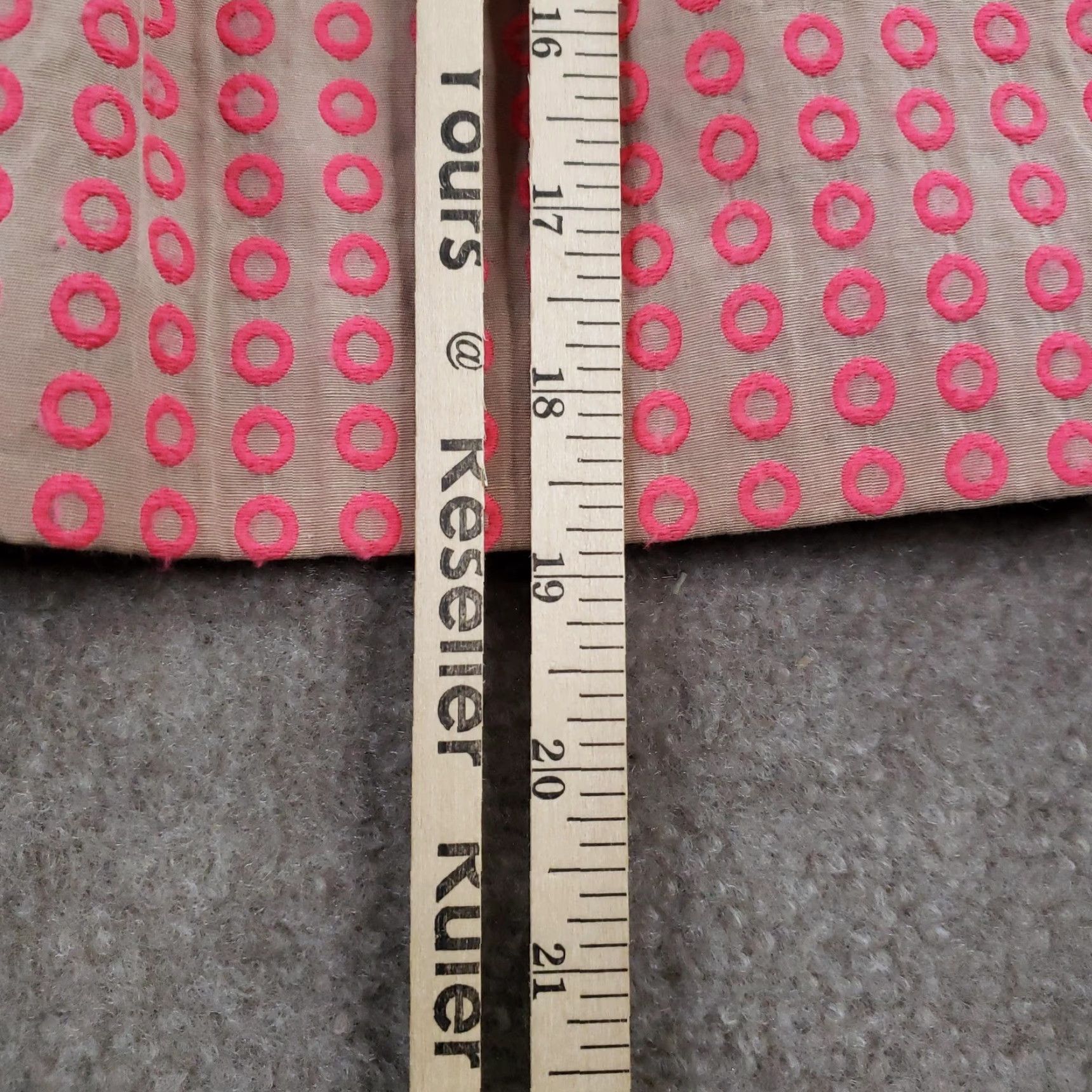 Vintage Maeve Skirt Womens Small Pink Dot Pleated A Line Mini Pockets Anthropologie Size 28" / US 6 / IT 42 - 5 Thumbnail