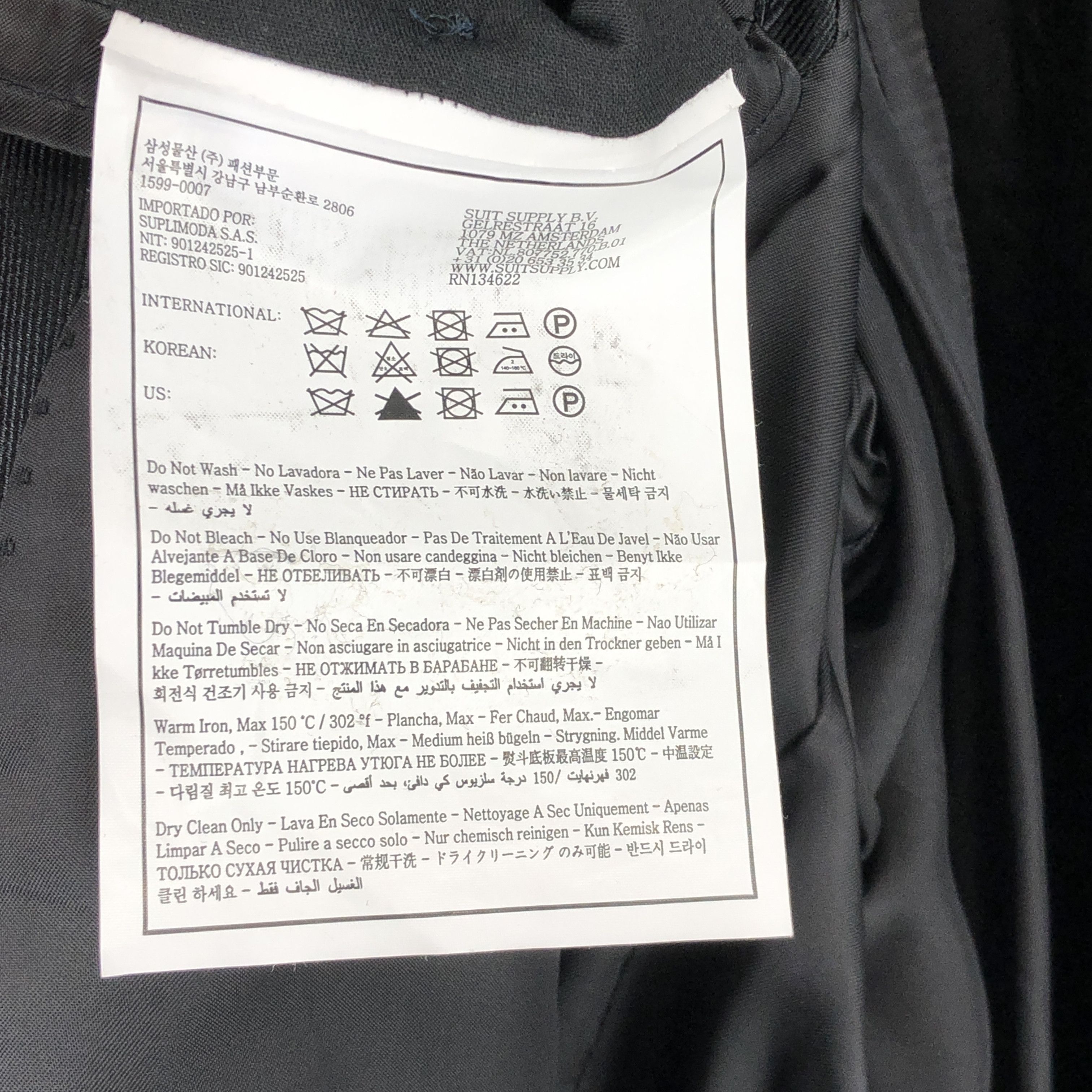 Suitsupply La Spalla Wool Blazer Size 5XL (EU:31; UK:52; US:52R) Size 52R - 10 Thumbnail