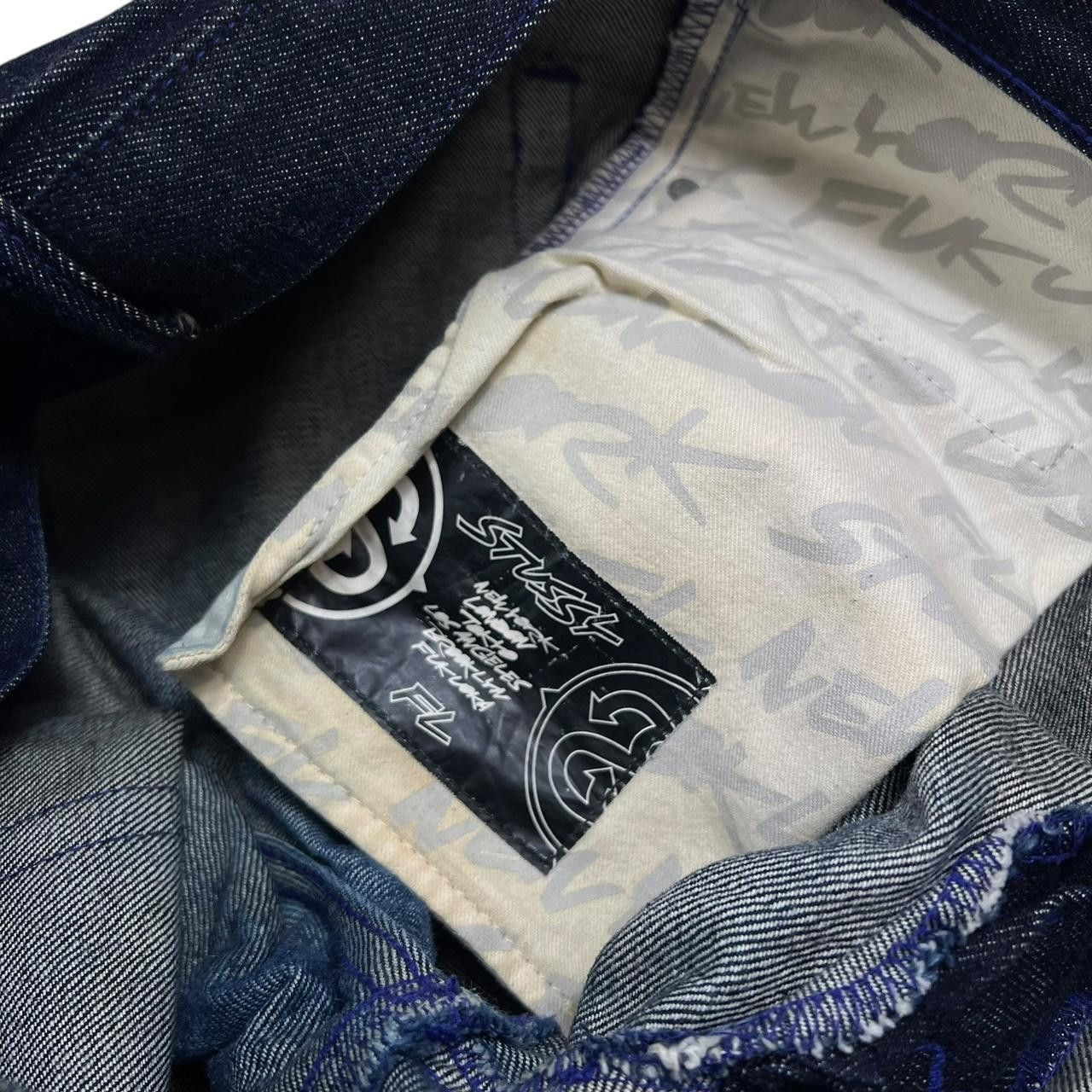 Stussy Vintage 2000s Stussy x Futura Laboratories Jeans - Waist 35 Size US 35 - 7 Thumbnail