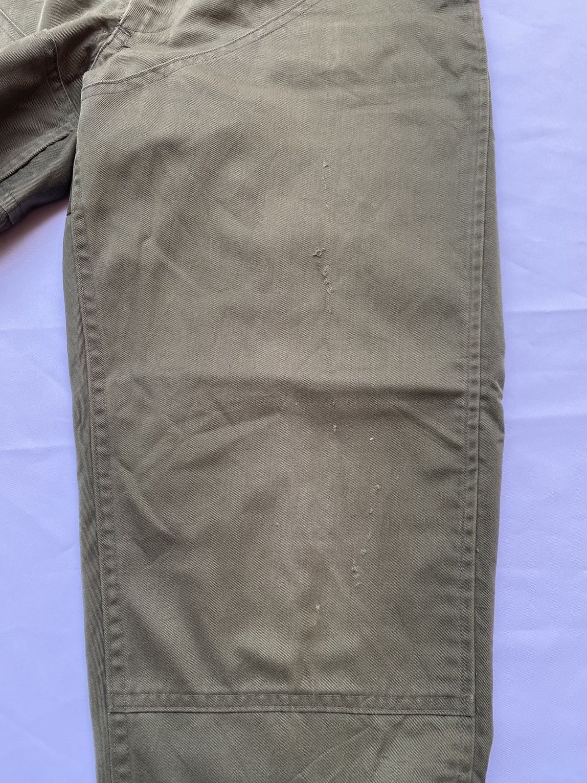 Vintage Vintage 70s Japanese Army Ankle Button Sateen Trouser Size US 32 / EU 48 - 9 Thumbnail
