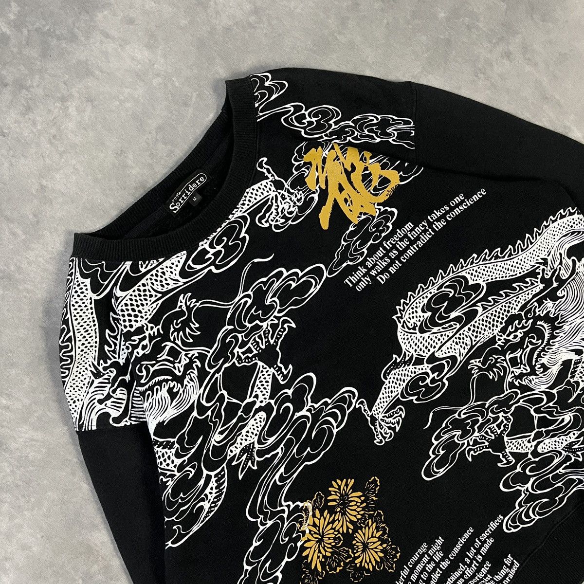 Japanese Brand Sorridere Japanese Dragon Graphic Crewneck Sweatshirt Size US M / EU 48-50 / 2 - 2 Thumbnail