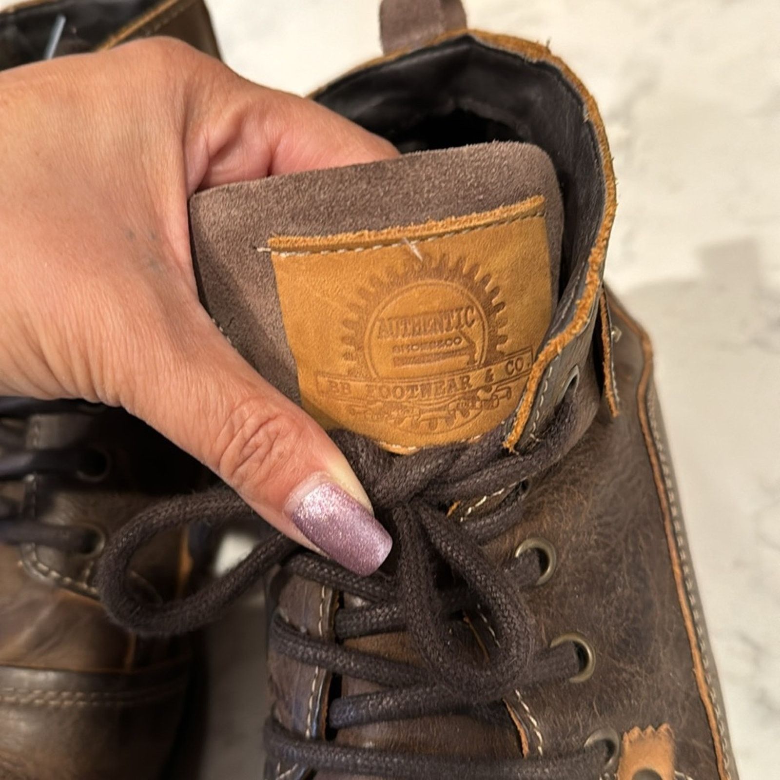 Other Type Z Harvey brown leather broken in manly rugged size 10 Size US 10 / EU 43 - 8 Thumbnail