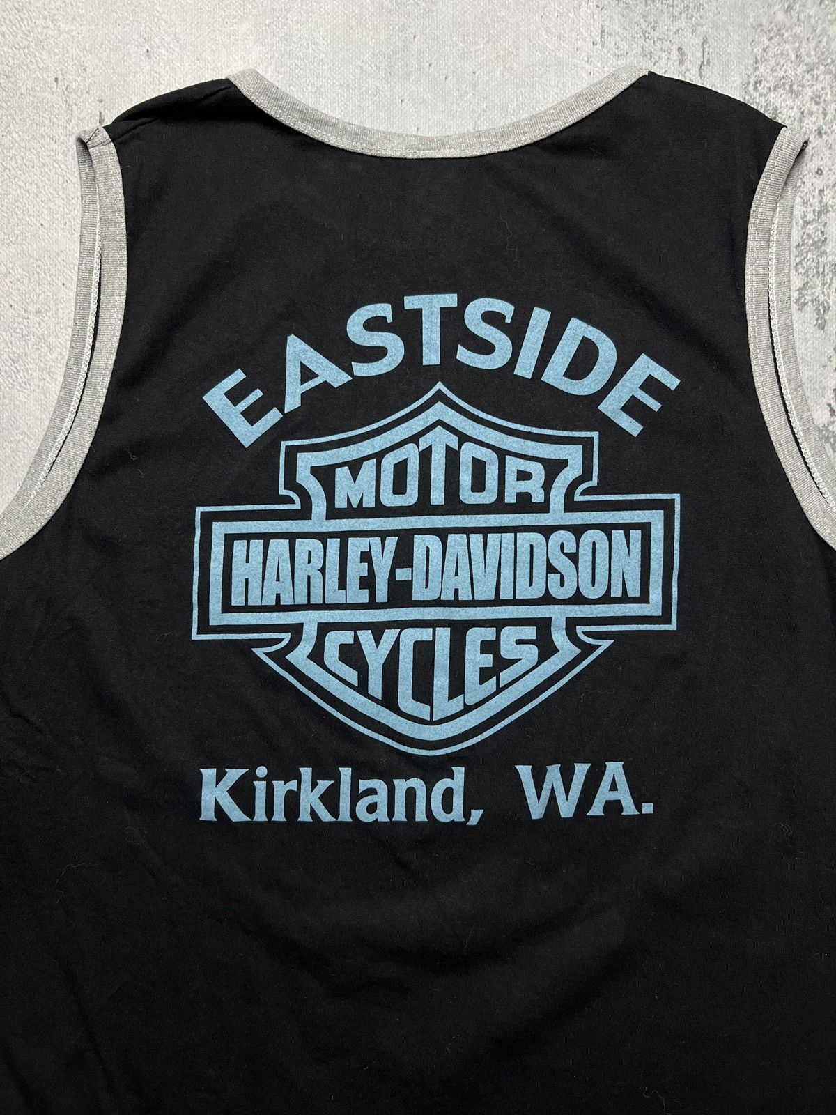Harley Davidson 3d Emblem Harley Davidson 90s Vintage Eagle Tank Tee USA y2k Size US L / EU 52-54 / 3 - 4 Thumbnail