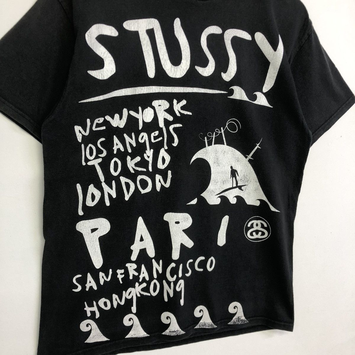 Stussy × Vintage Vintage Stussy tour Design Fullprint Tshirt Size US M / EU 48-50 / 2 - 8 Thumbnail