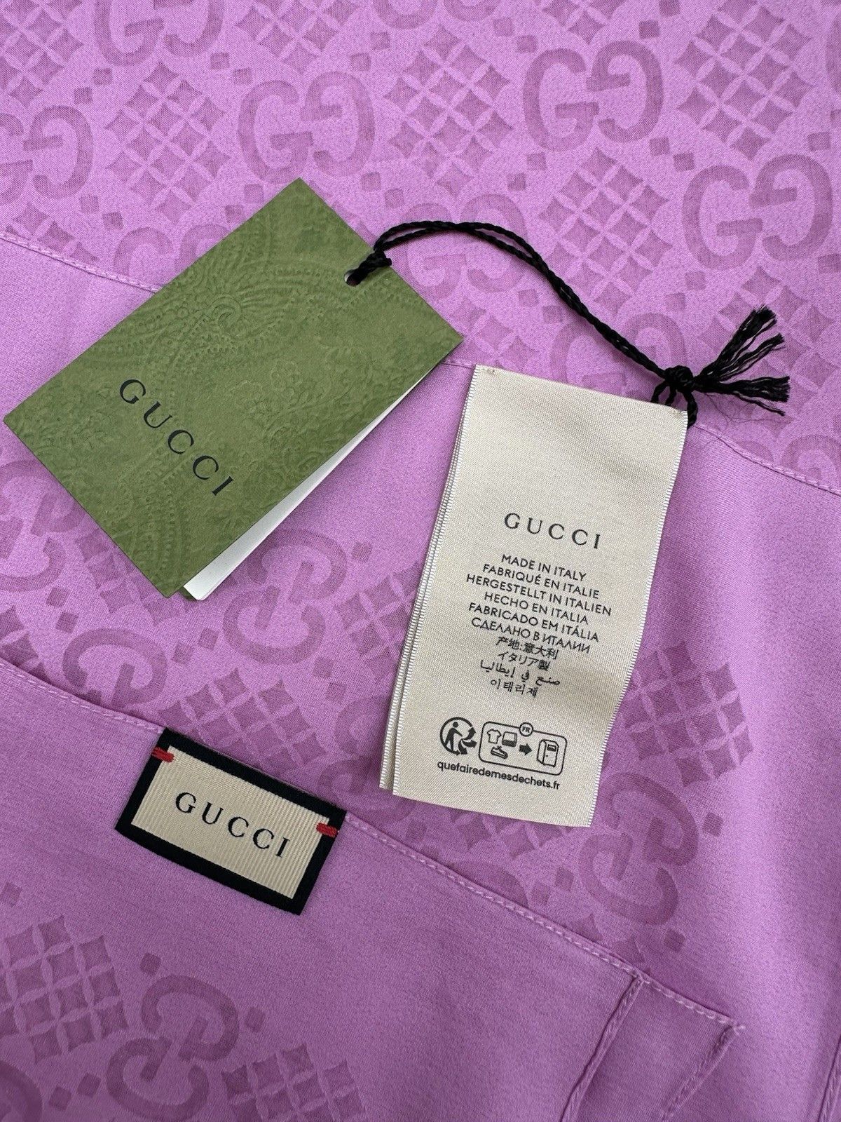 Gucci New Gucci Scarves 120x180cm Silk / Cotton Size ONE SIZE - 10 Thumbnail