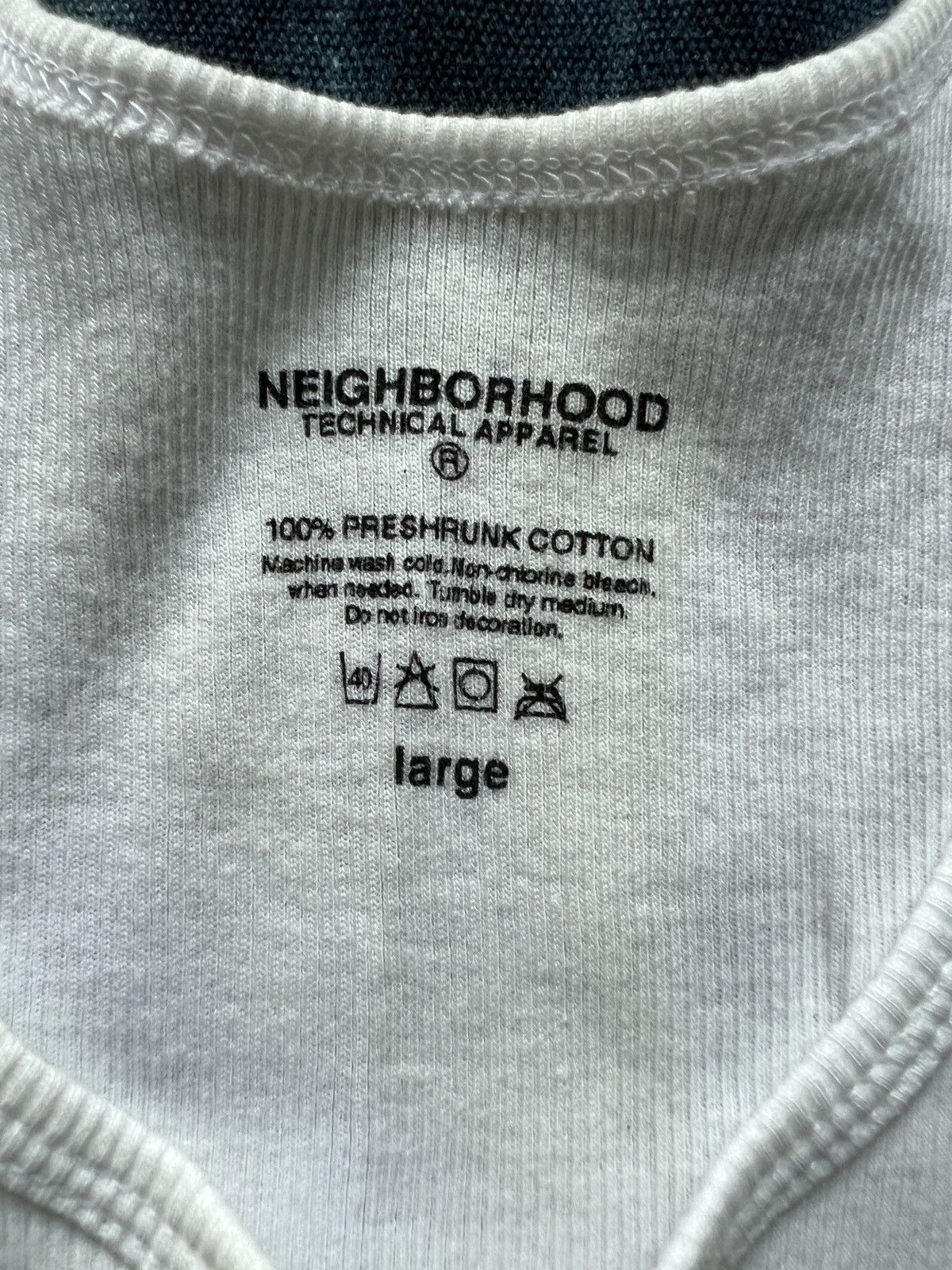 Neighborhood Neighborhood Archive Sleeveless Tank shirt L Size US L / EU 52-54 / 3 - 6 Thumbnail