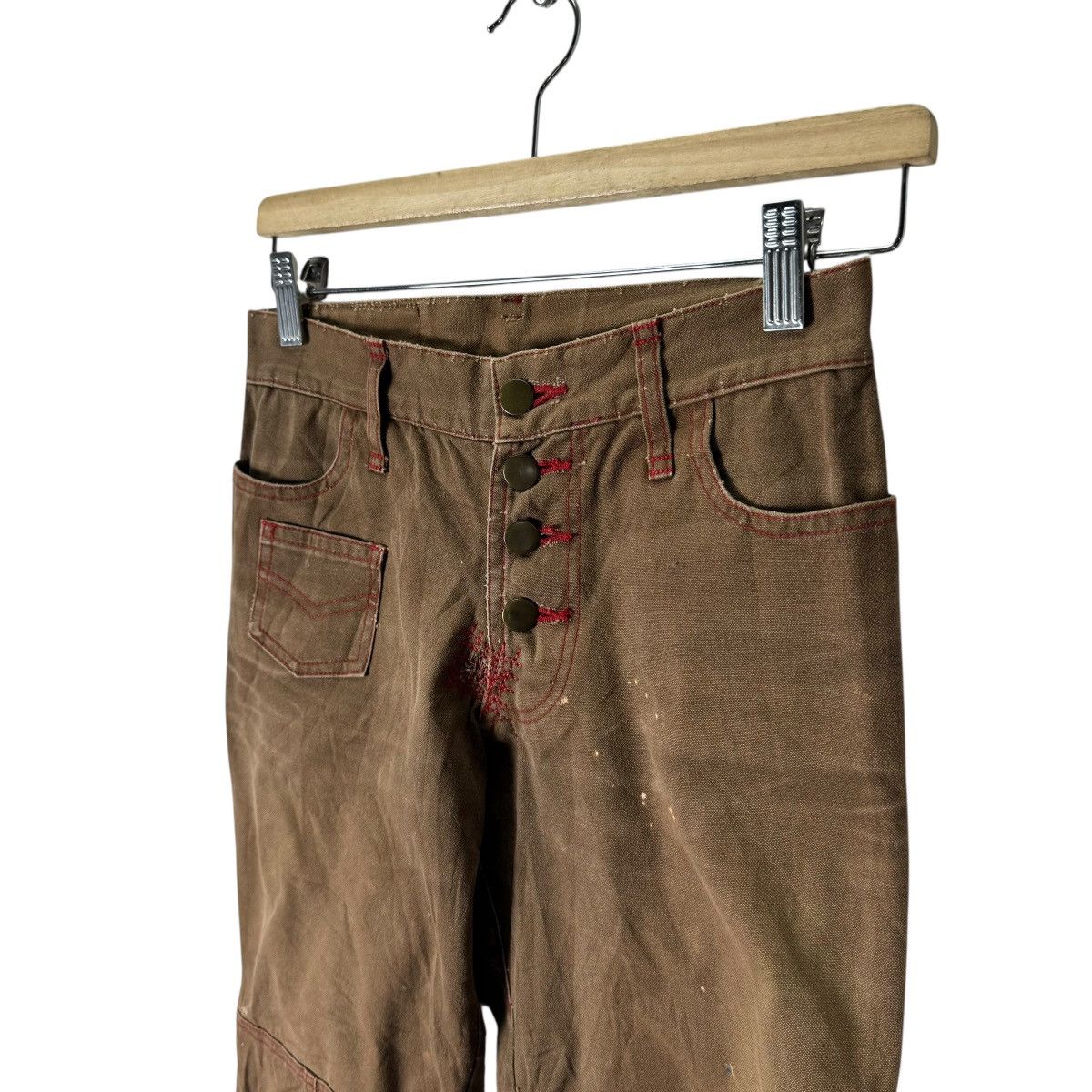 Christopher Nemeth 🔥CHRISTOPHER NEMETH DENIM SHORT PANTS Size 26" / US 2 / IT 38 - 4 Thumbnail