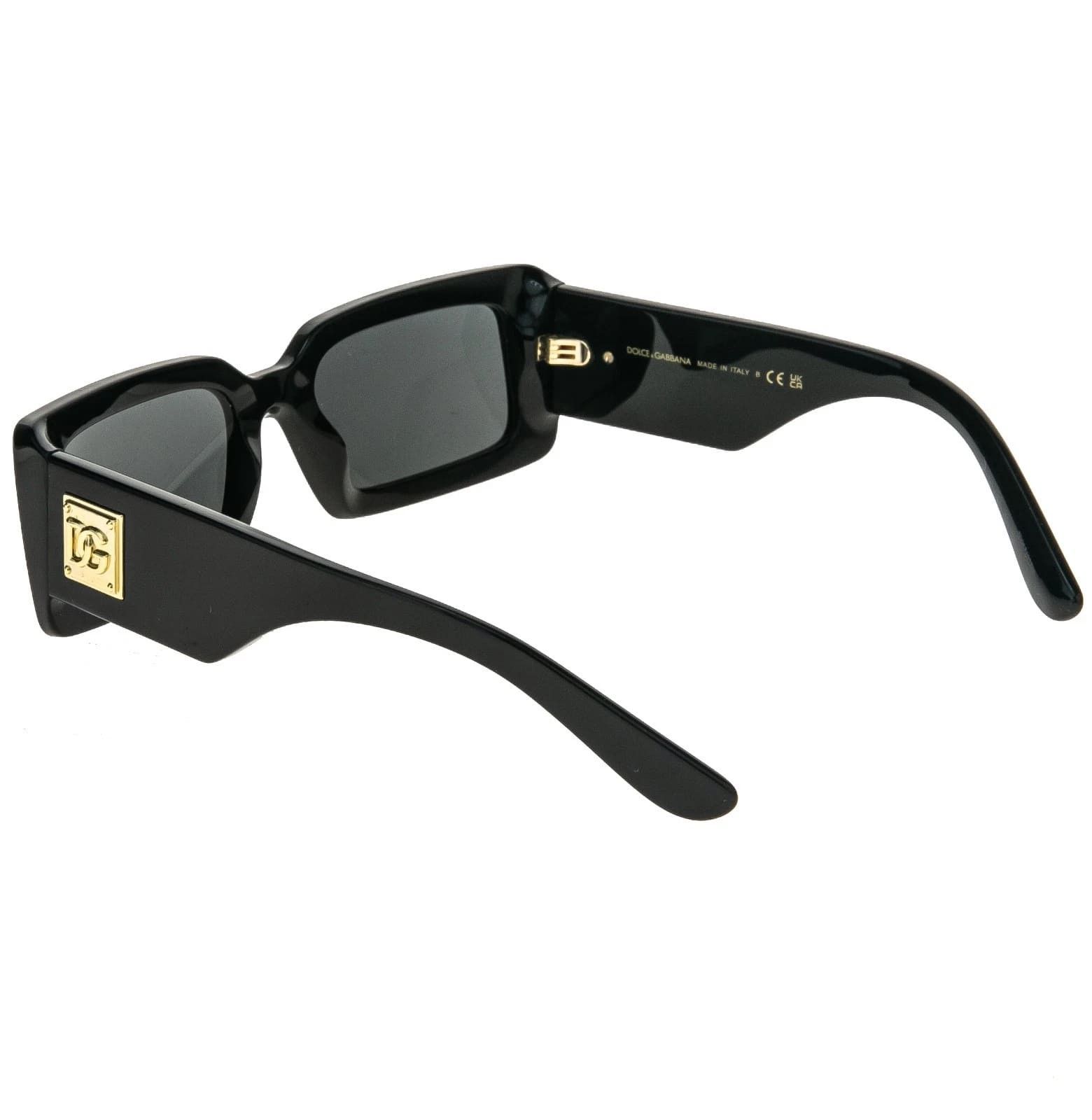 Dolce & Gabbana DOLCE & GABBANA 4416 Black Geometric Narrow Sunglass DG4416 Size ONE SIZE - 3 Thumbnail