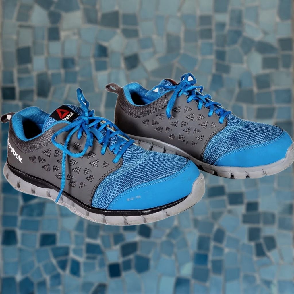 Reebok Reebok Sublite Cushion Work Alloy Toe SD Sneakers Blue Men's Size 10 W Size US 10 / EU 43 - 1 Thumbnail