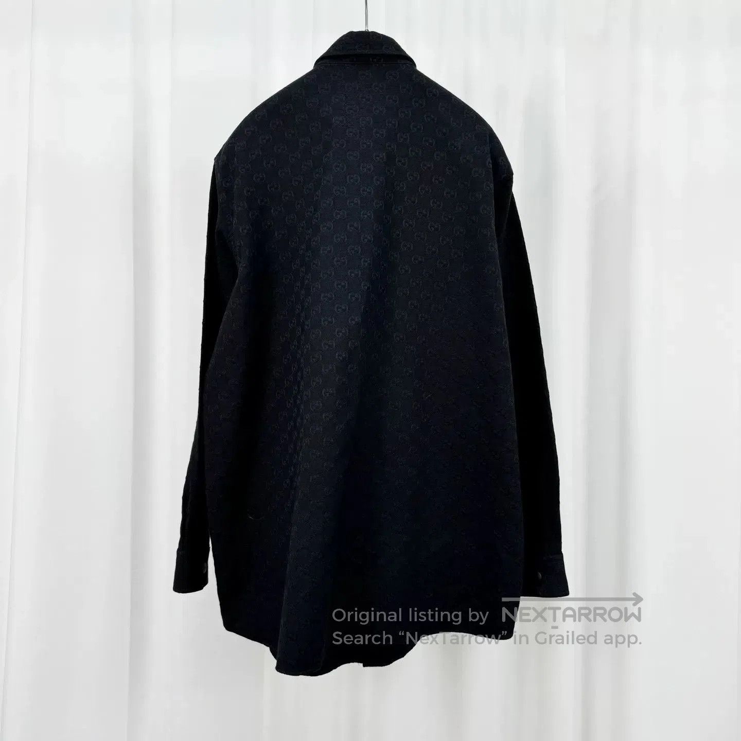 Gucci gucci black denim graphic shirt jacket. Size US L / EU 52-54 / 3 - 2 Thumbnail