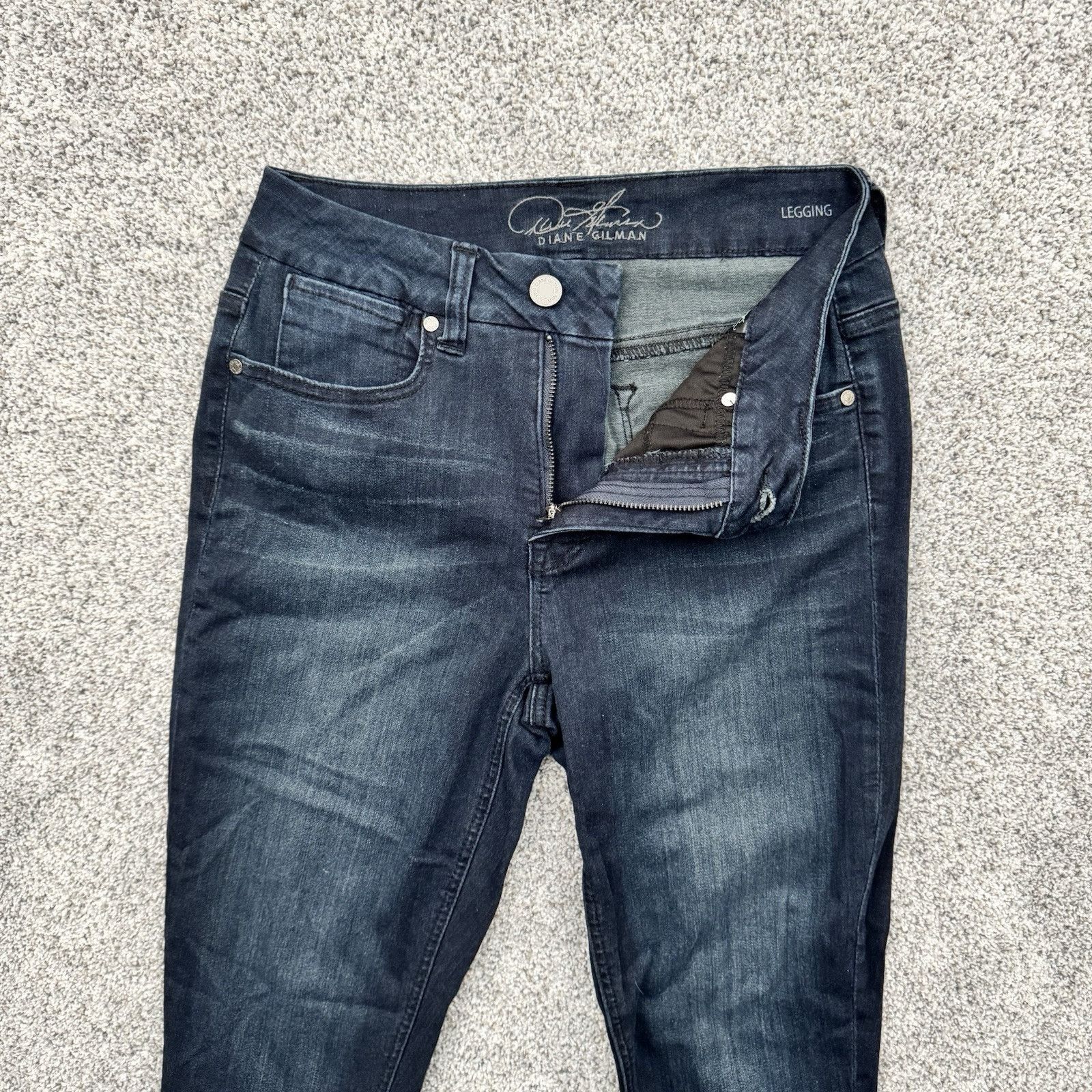 Other Diane Gilman Legging Jeans Womens Size 0 US 2 Office 2010s Size 25" / US 0 / IT 36 - 6 Thumbnail
