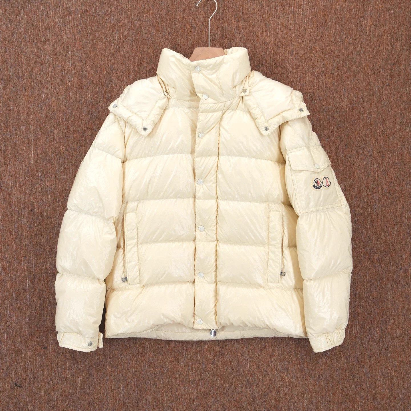 Moncler Moncler Maya 70th Cream White Jacket Size 2 99 Size M / US 6-8 / IT 42-44 - 1 Thumbnail