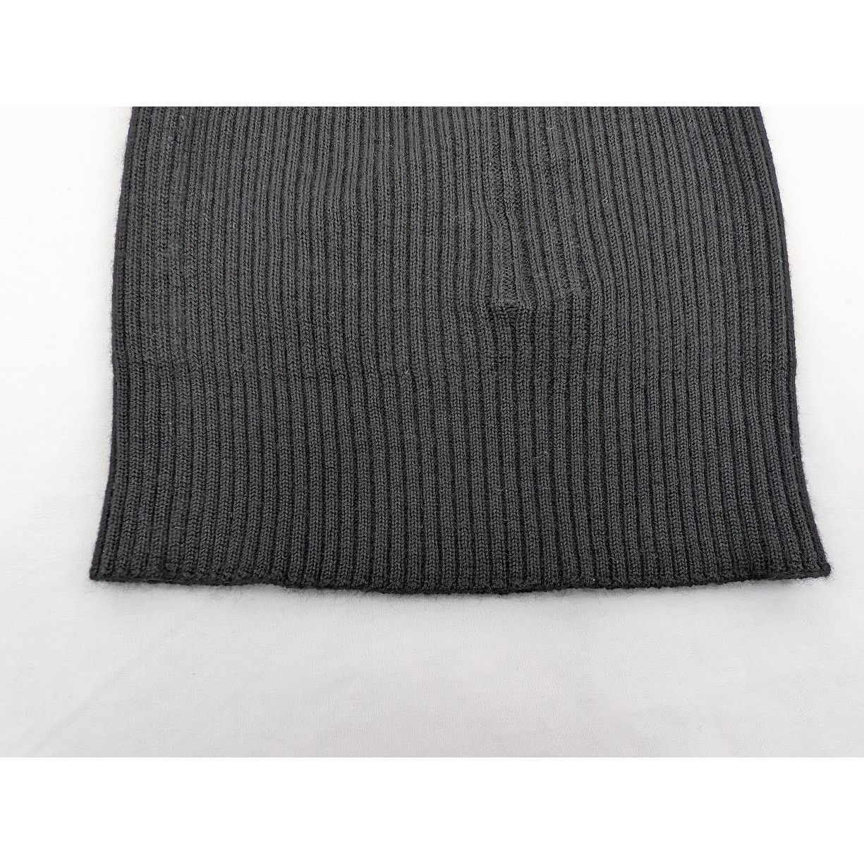 Rick Owens o1rshd1 Size:OS / Wool Ribbed Beanie Hat / Cap in Black Size ONE SIZE - 4 Thumbnail