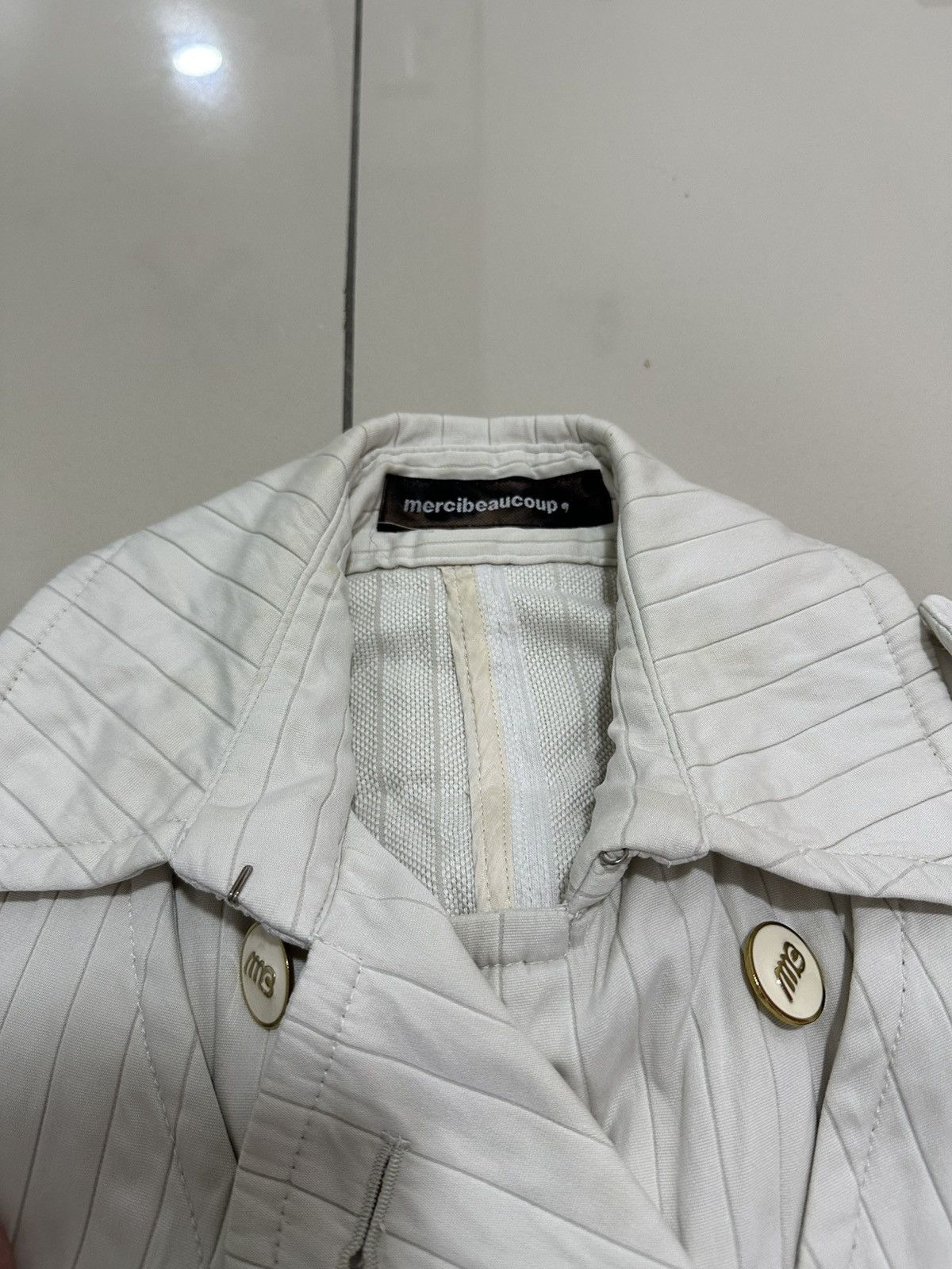 Issey Miyake Rare Mercibeaucoup Issey Miyake Double Breast Trench coat Size S / US 4 / IT 40 - 3 Thumbnail