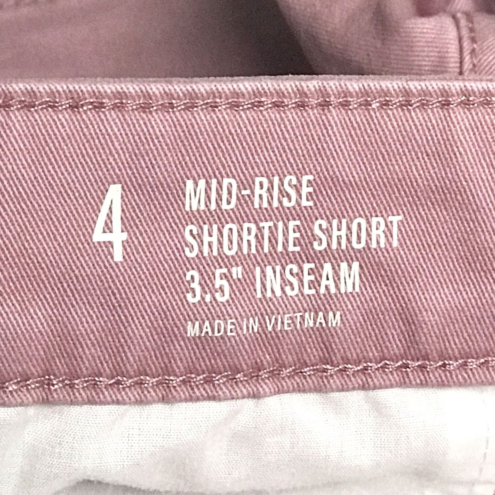 Pinko a.n.a Women Pink Foxglove 3.5" Mid-Rise Shortie Shorts 4 4-Pocket Design Casual Travel Easy Care Stretch Cotton Blend Zipper Button Womens Size 27" / US 4 / IT 40 - 4 Thumbnail