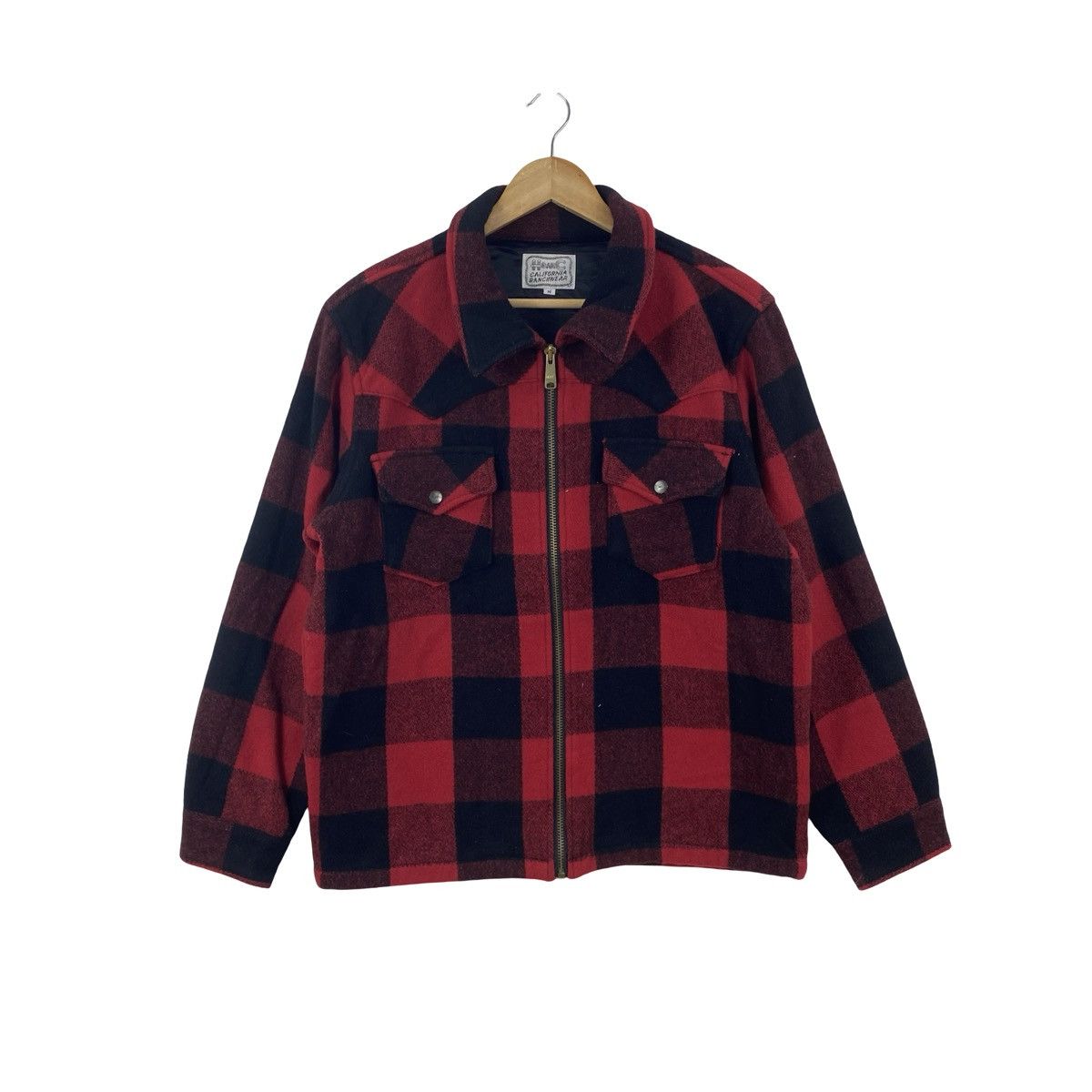 Vintage Vintage H BAR C CALIFORNIA Ranchwear Buffalo Plaid Zip Size US M / EU 48-50 / 2 - 1 Thumbnail