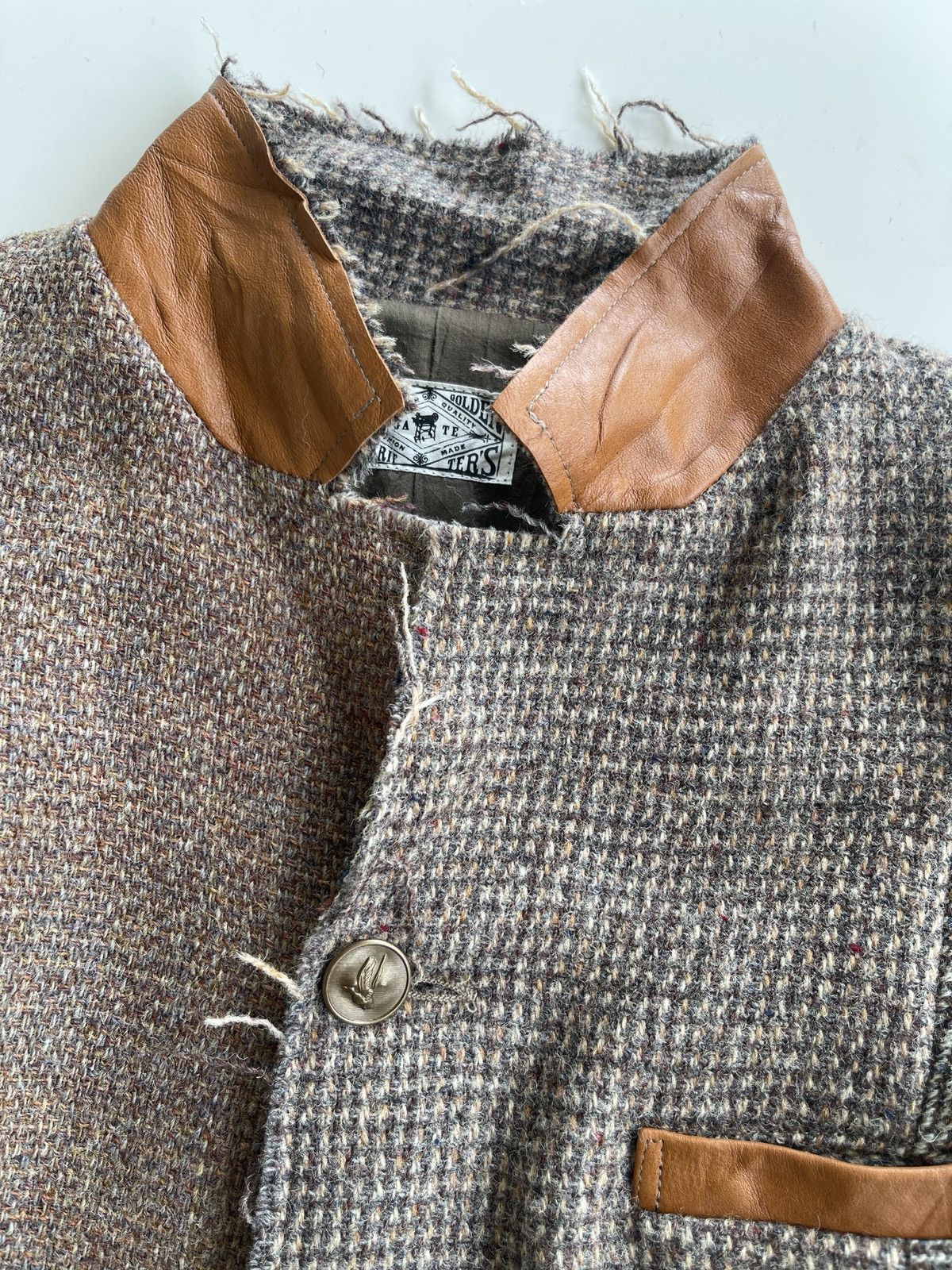 Harris Tweed 80s The Golden Gate Thrifters X HarrisTweed Patchwork Size US S / EU 44-46 / 1 - 17 Thumbnail