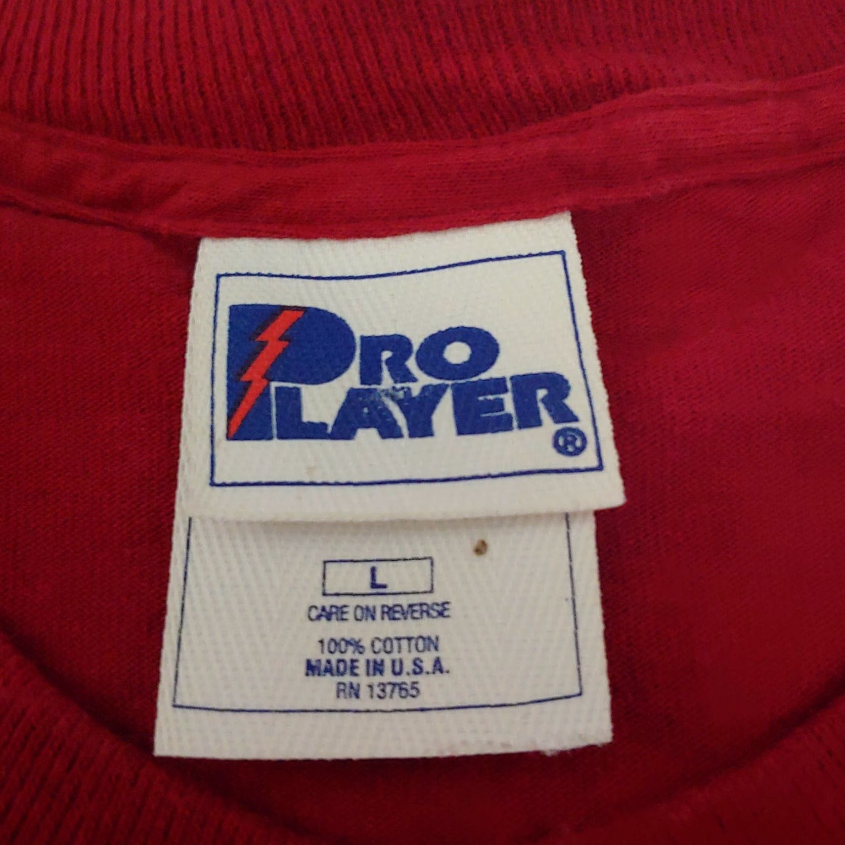 Pro Player VINTAGE Pro Player Shirt San Francisco 49ers Large Cotton Red NFL T-Shirt Men’s L 1990s NFL Football Graphic Print Size US L / EU 52-54 / 3 - 5 Thumbnail