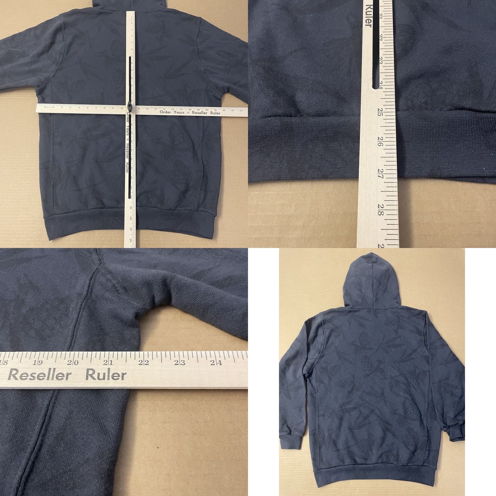 Vintage Grizzly Griptape Hoodie Adult Medium Blue AOP Hoody Sweatshirt Mens Size US M / EU 48-50 / 2 - 10 Thumbnail