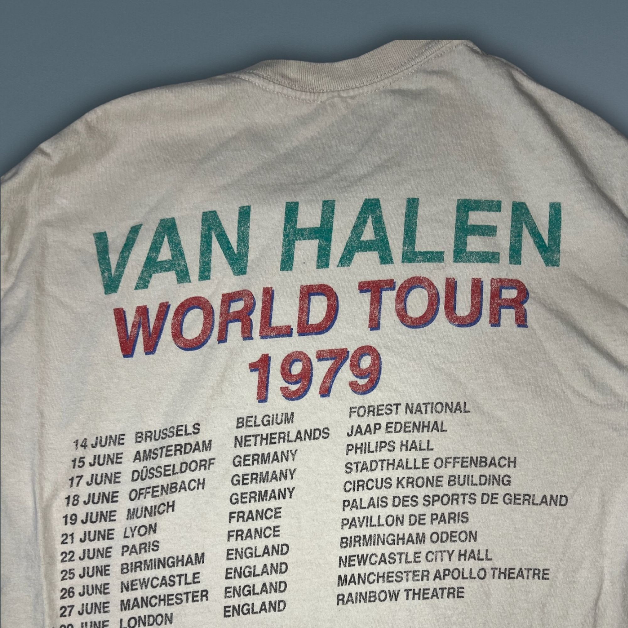 Other Van Halen 1979 World Tour Graphic T-Shirt Medium Size US M / EU 48-50 / 2 - 5 Thumbnail