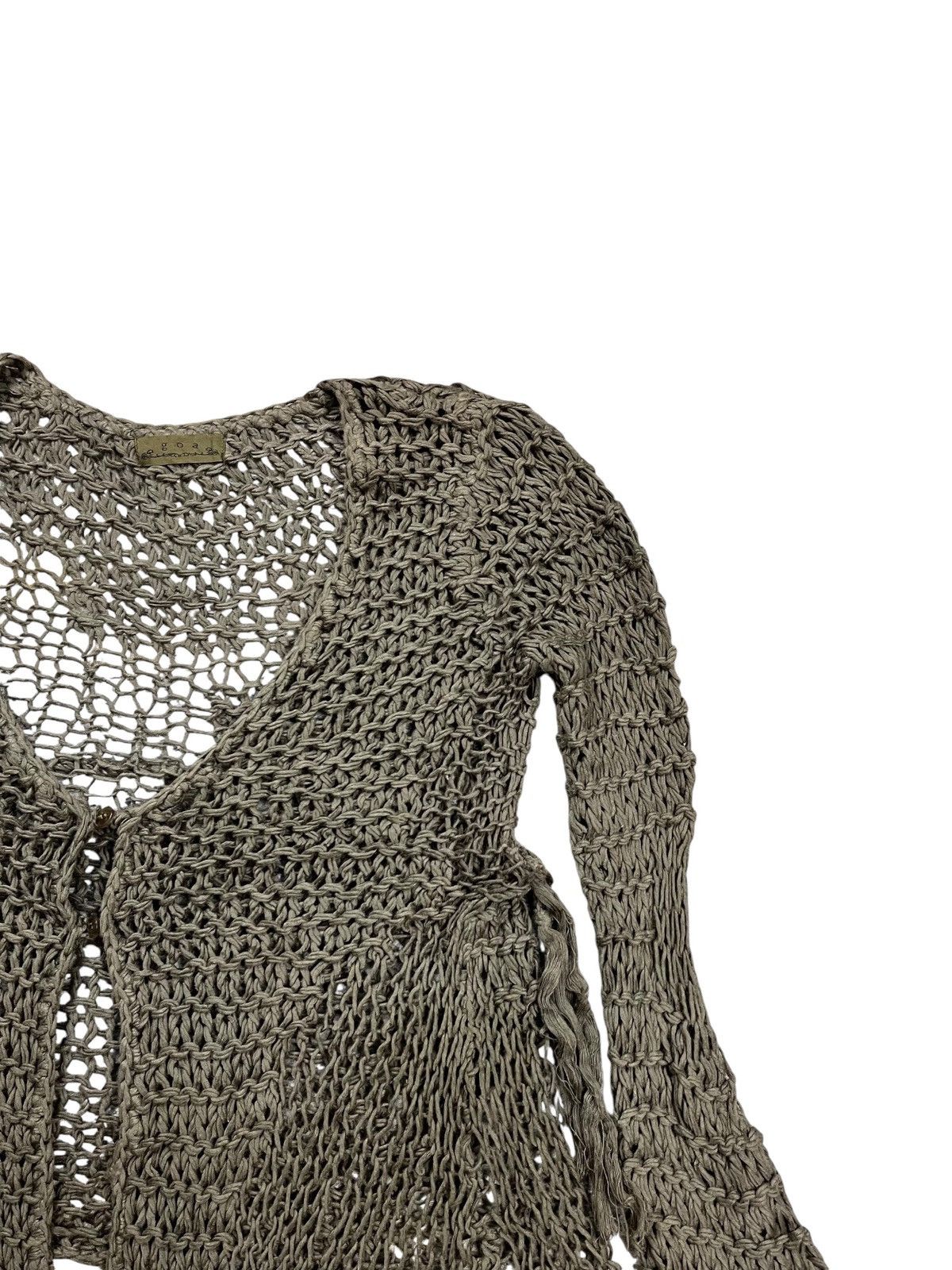 If Six Was Nine 2000s GOA - Knitted Fish Net Top Size US M / EU 48-50 / 2 - 6 Thumbnail