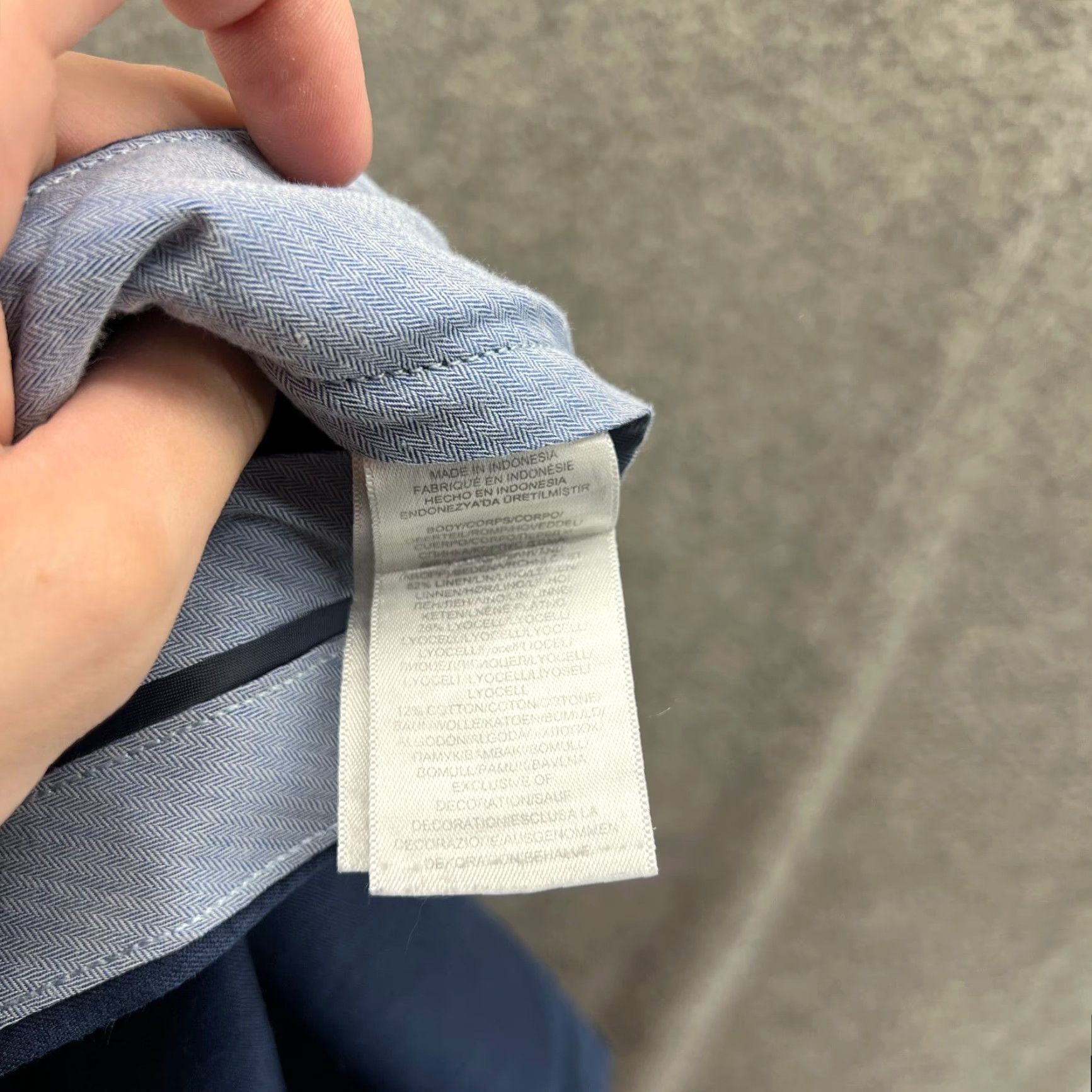 Polo Ralph Lauren Polo Ralph Lauren Dress Pants Men 40x30 Blue Chino Pleated Straight Fit Trouser Size US L / EU 52-54 / 3 - 3 Thumbnail