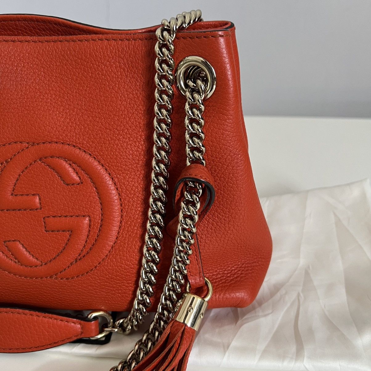 Gucci Gucci soho leather chain shoulder bag Size ONE SIZE - 4 Thumbnail