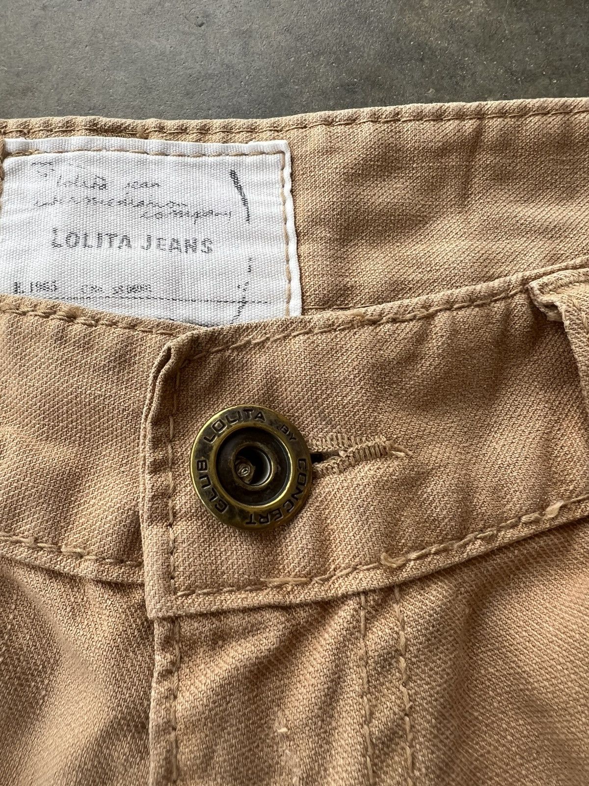 Beauty Beast × Japanese Brand × Jean Shop 💥Cargo💥Lolita Club Concert Cargo Distress Pants Size US 33 - 14 Thumbnail