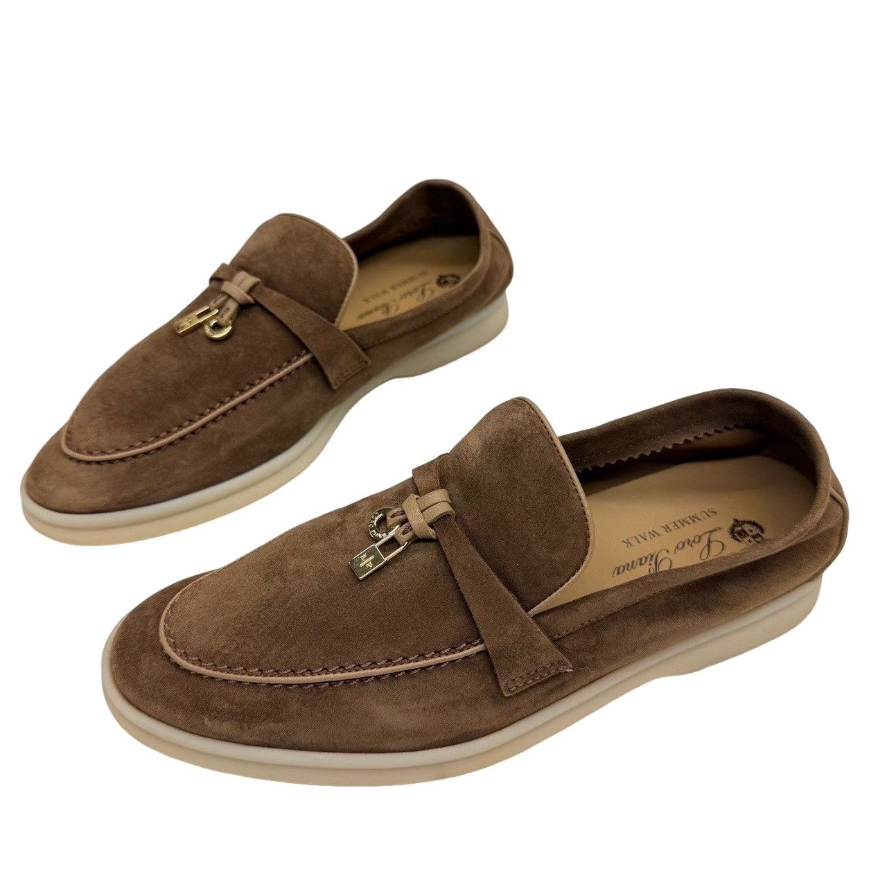 Loro Piana Loro Piana Suede Summer Charms Loafers Size 37 Size US 7 / IT 37 - 1 Thumbnail