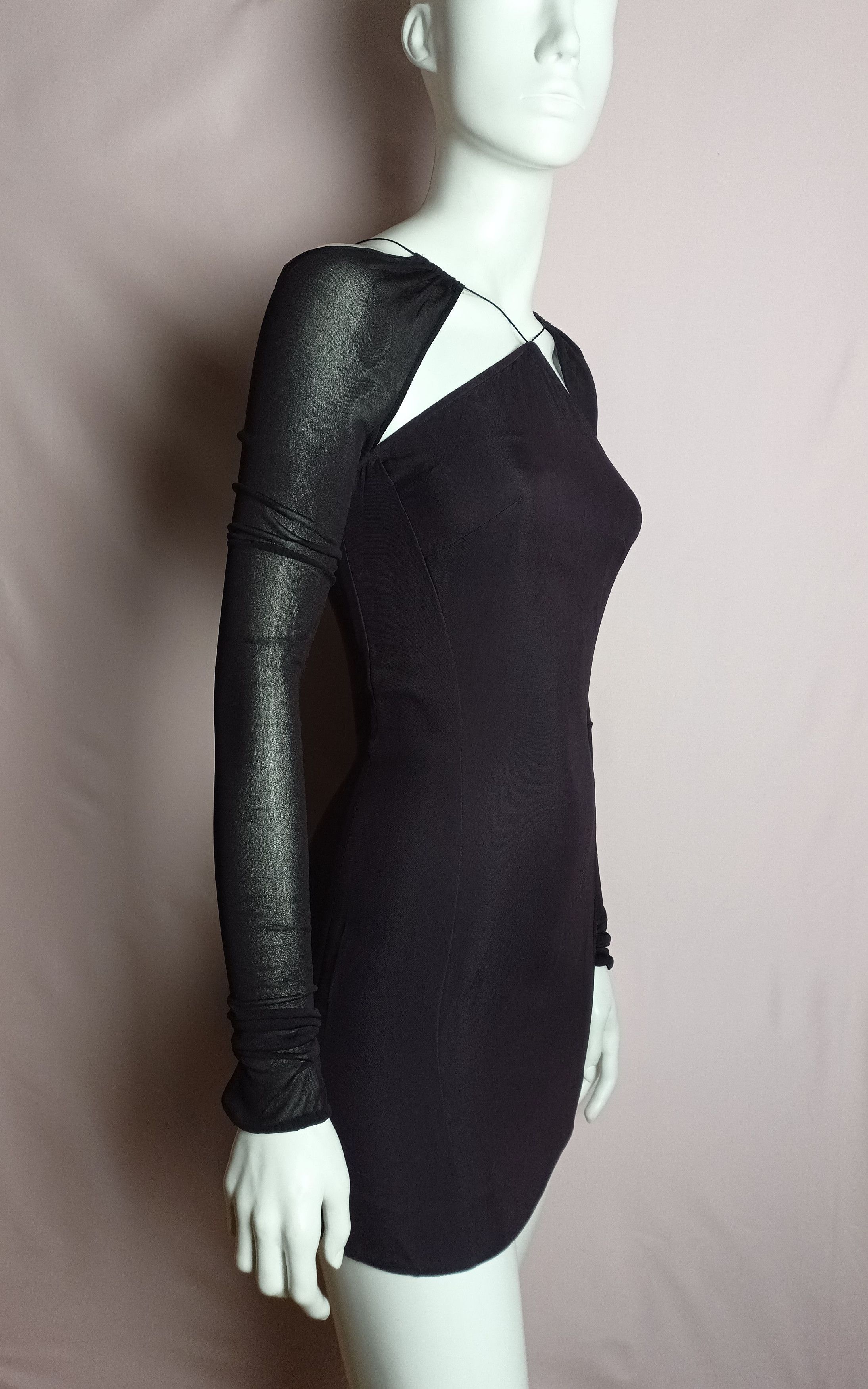 Nensi Dojaka Nensi Dojaka SSENSE Exclusive Cut-Out Long Sleeve Dress XXS Size XXS / US 00 / IT 34 - 5 Thumbnail