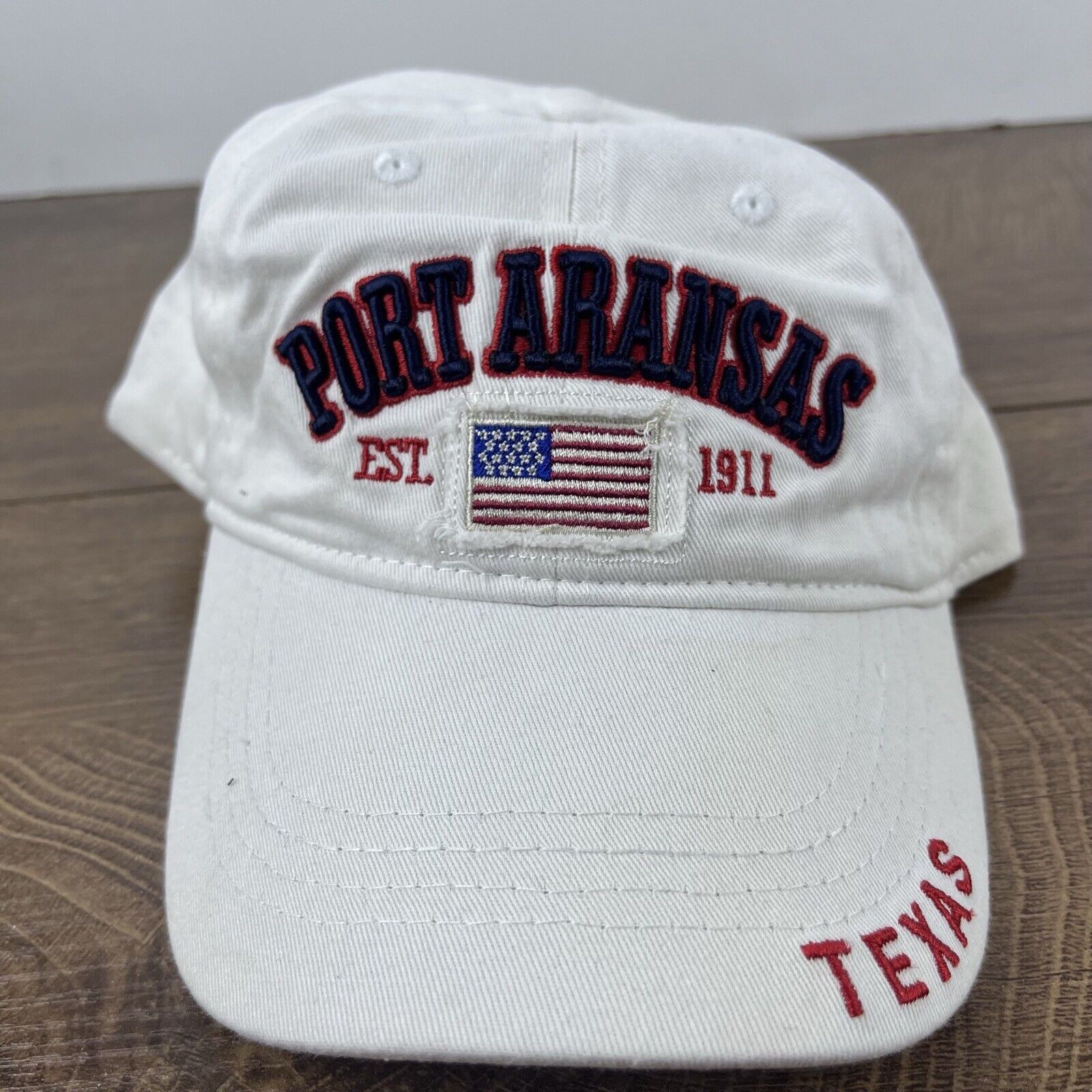 Other Port Aransas Texas Hat White Cap Hat Adjustable Hat White Ad Size ONE SIZE - 5 Thumbnail