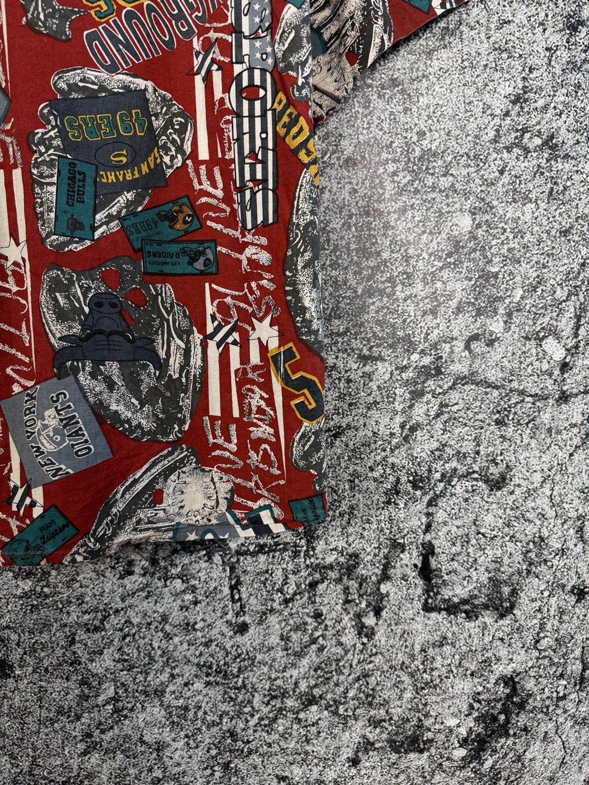 NFL Vintage NFL Football Hawaiian Shirt Raiders Redskins 43/44 Size US XL / EU 56 / 4 - 12 Thumbnail