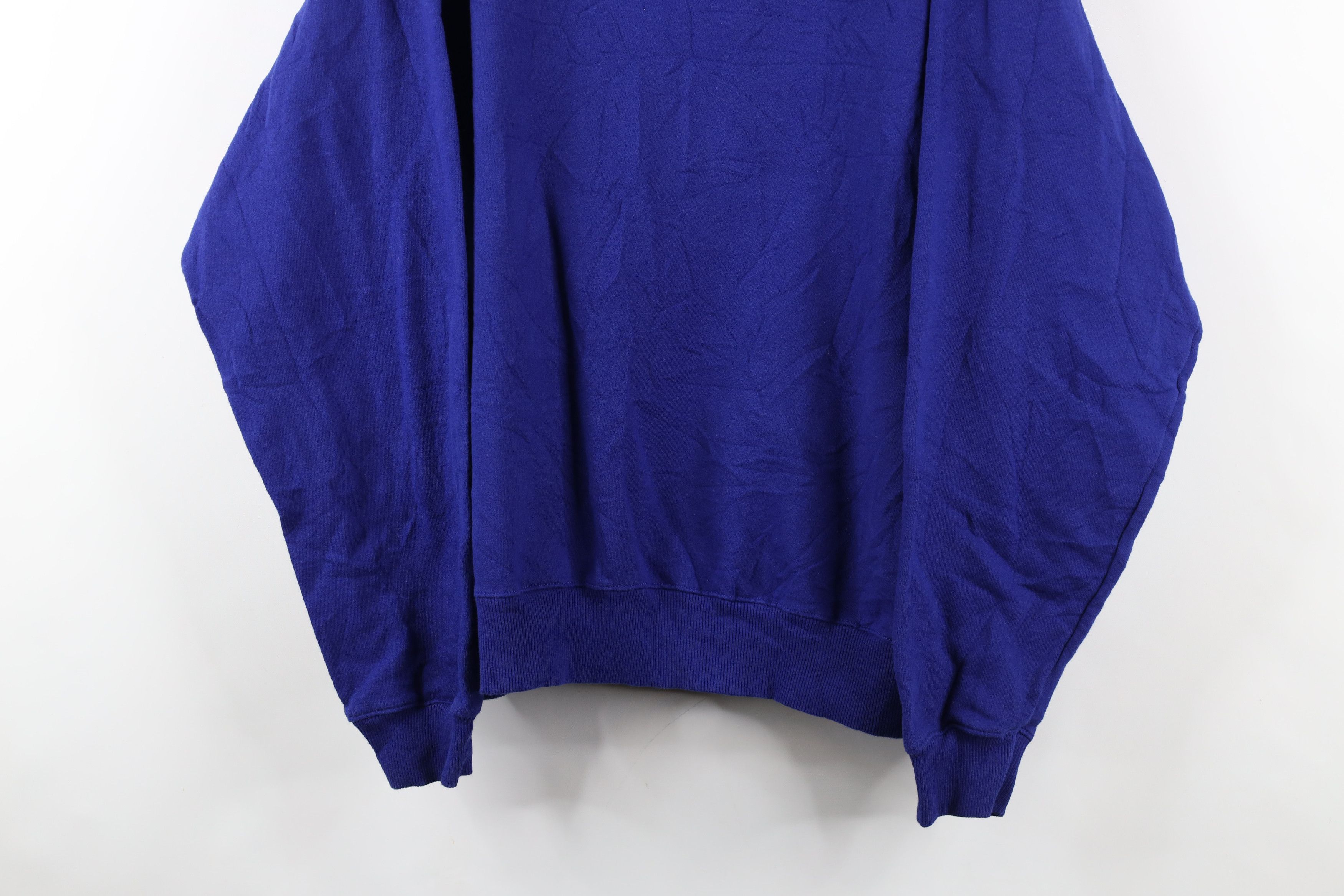 Champion × Vintage Vintage Y2K Champion Classic Logo Crewneck Sweatshirt Blue Size US XL / EU 56 / 4 - 3 Thumbnail