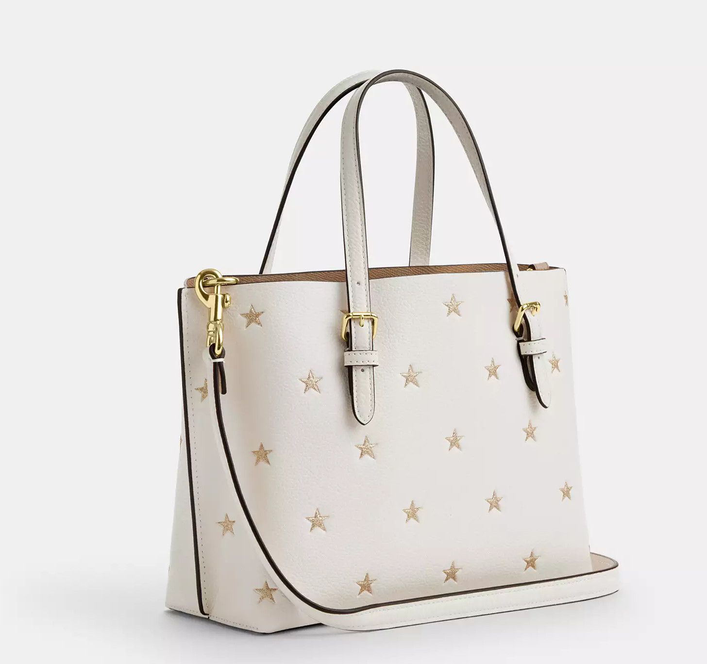 Coach Mollie Tote Bag 25 With Star Print CW022 Size ONE SIZE - 8 Thumbnail