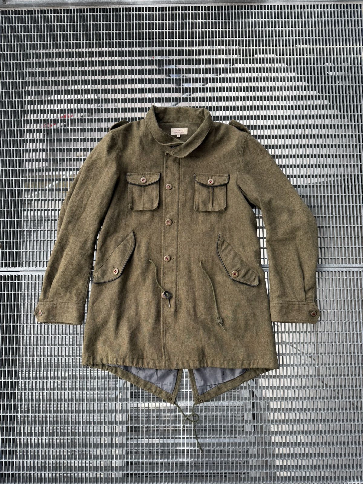 Japanese Brand Hiromichi by Hiromichi Nakano Multipocket Military Jacket Size US L / EU 52-54 / 3 - 1 Thumbnail