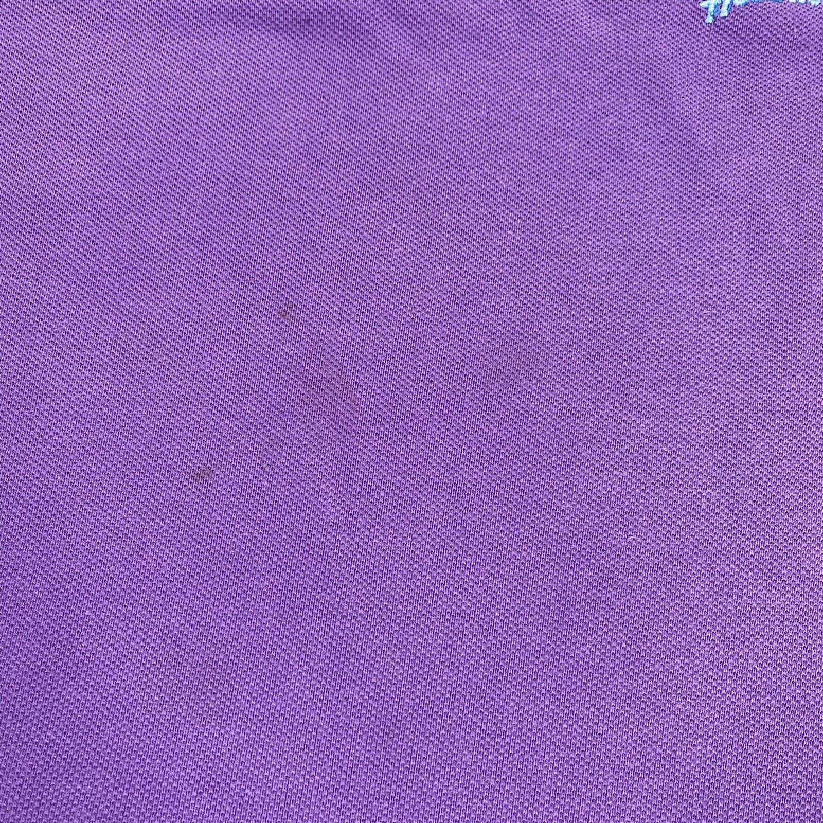 Cotton Club Vintage Planet Hollywood XL Purple Polo Restaurant Shirt USA Size US XL / EU 56 / 4 - 7 Thumbnail