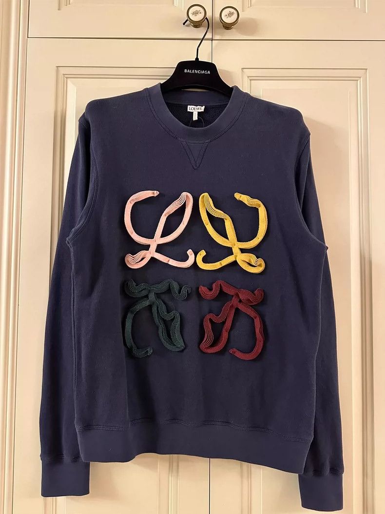 Loewe loewe Striped ribbed cardigan knit sweater 2506-Nextarrow Size US M / EU 48-50 / 2 - 1 Thumbnail