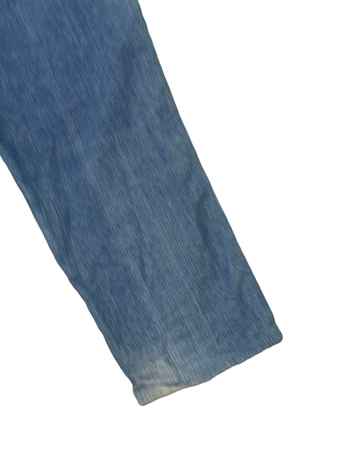 Japanese Brand Baggy Tapered Amina Japanese Pattern Thin Denim 6🟦6 Size US 35 - 14 Thumbnail