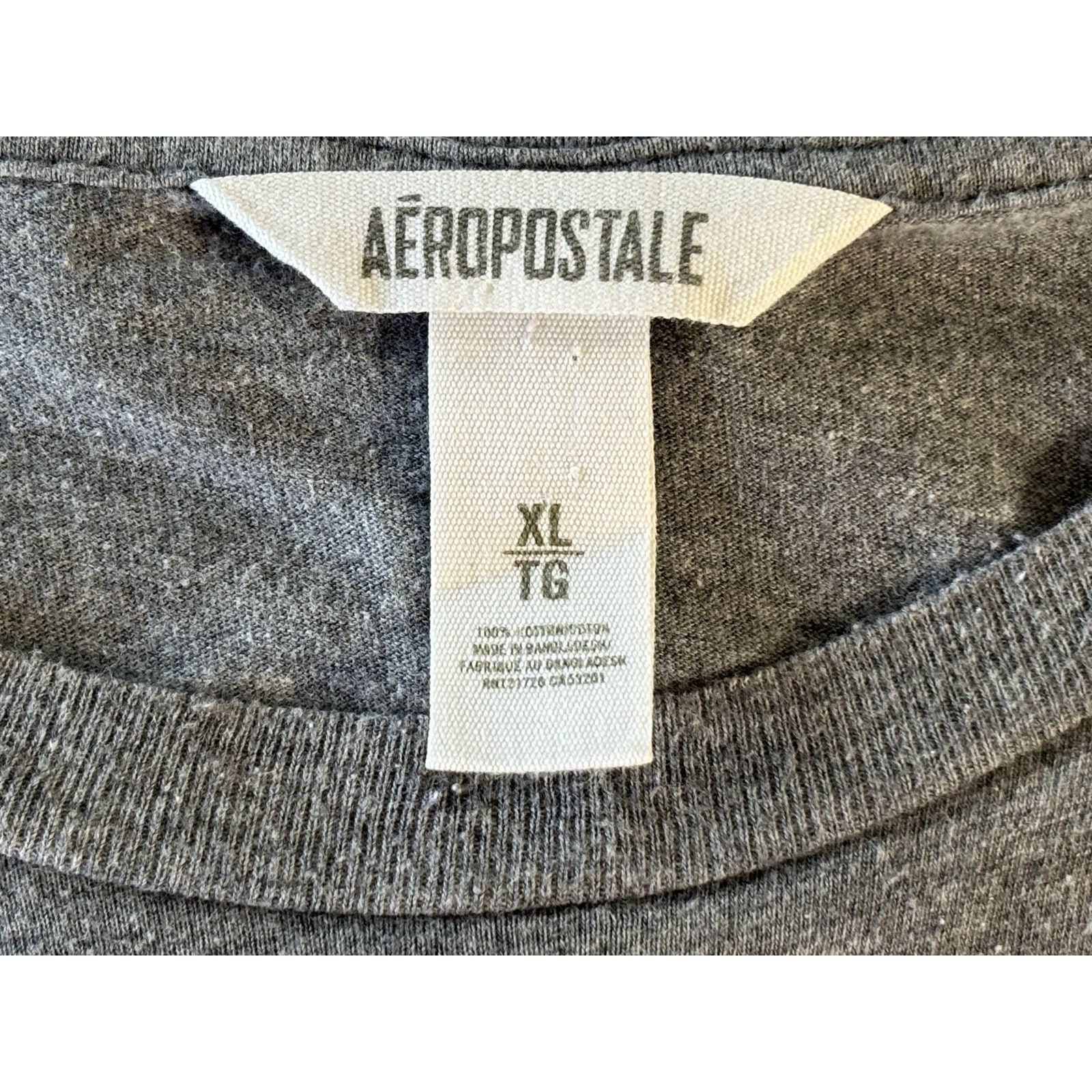 Aeropostale Aéropostale Aero NY Gray Graphic T-Shirt Women’s XL Size US XL / EU 56 / 4 - 7 Thumbnail