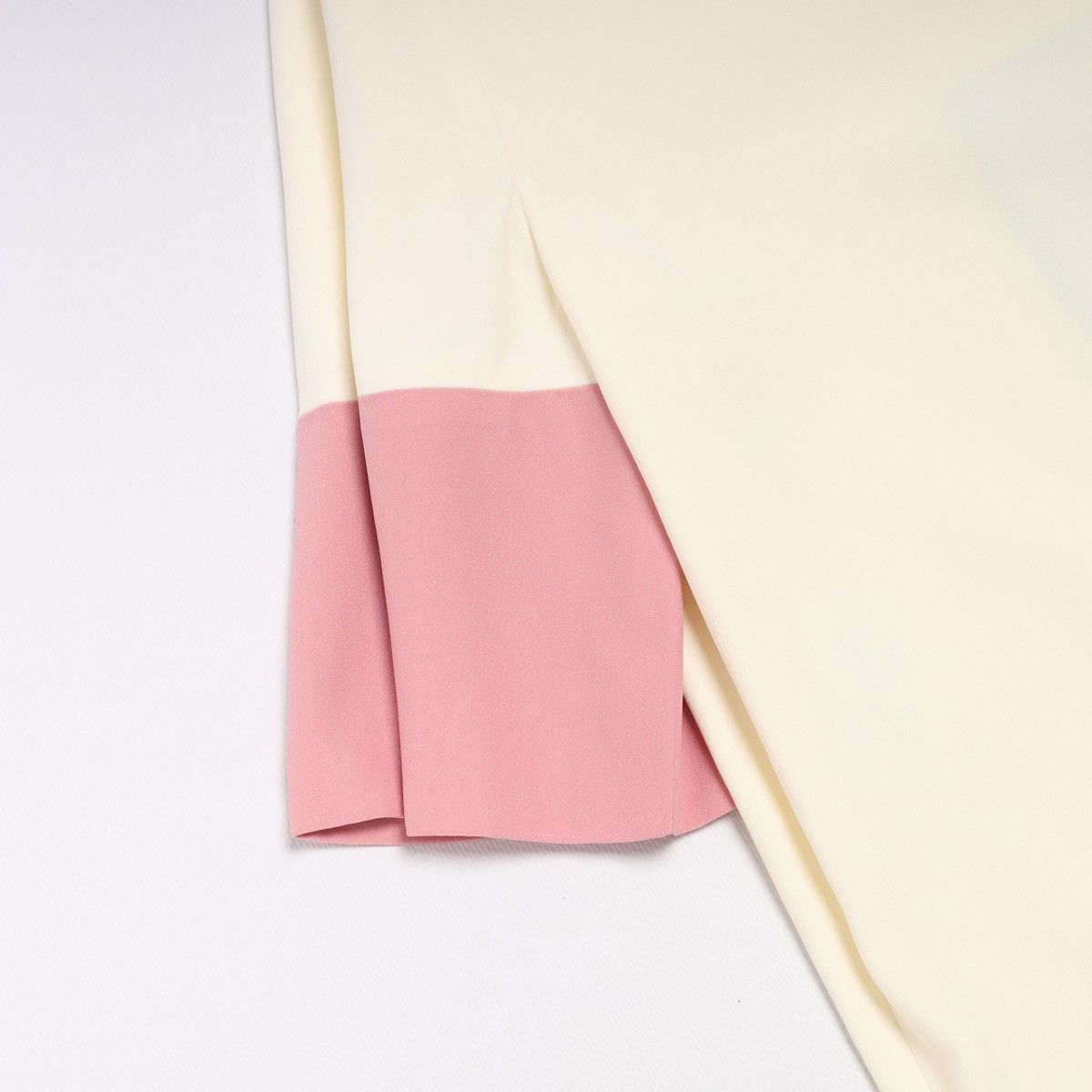 Alexander McQueen Alexander McQueen Dress Acetate Rayon Cream Black Pink Size M / US 6-8 / IT 42-44 - 12 Thumbnail