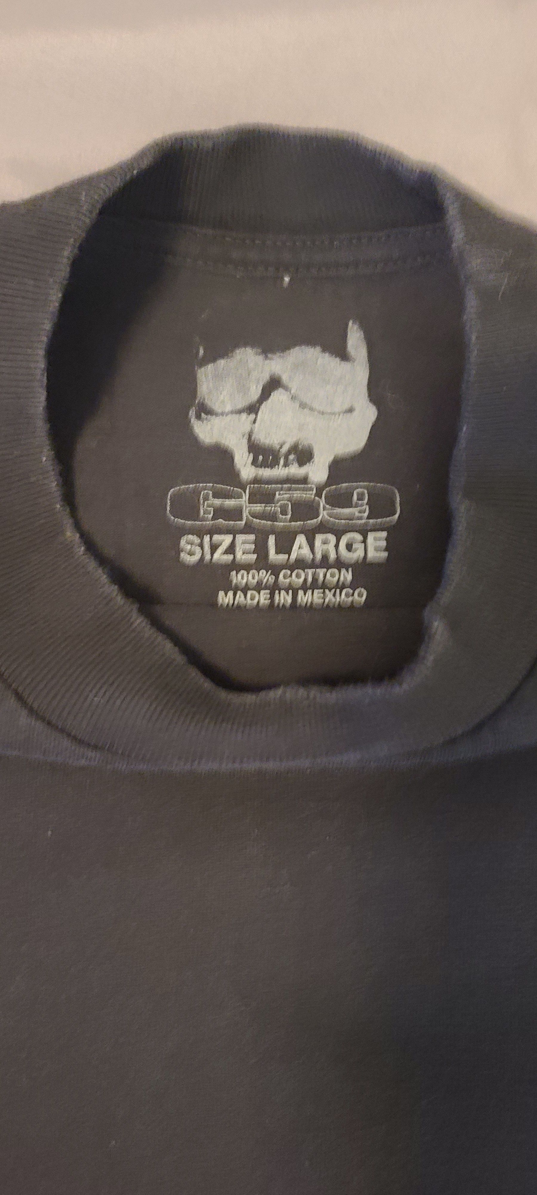G59 Records 2024 Grey Day G59 Skull shirt - Sz L Size US L / EU 52-54 / 3 - 2 Thumbnail